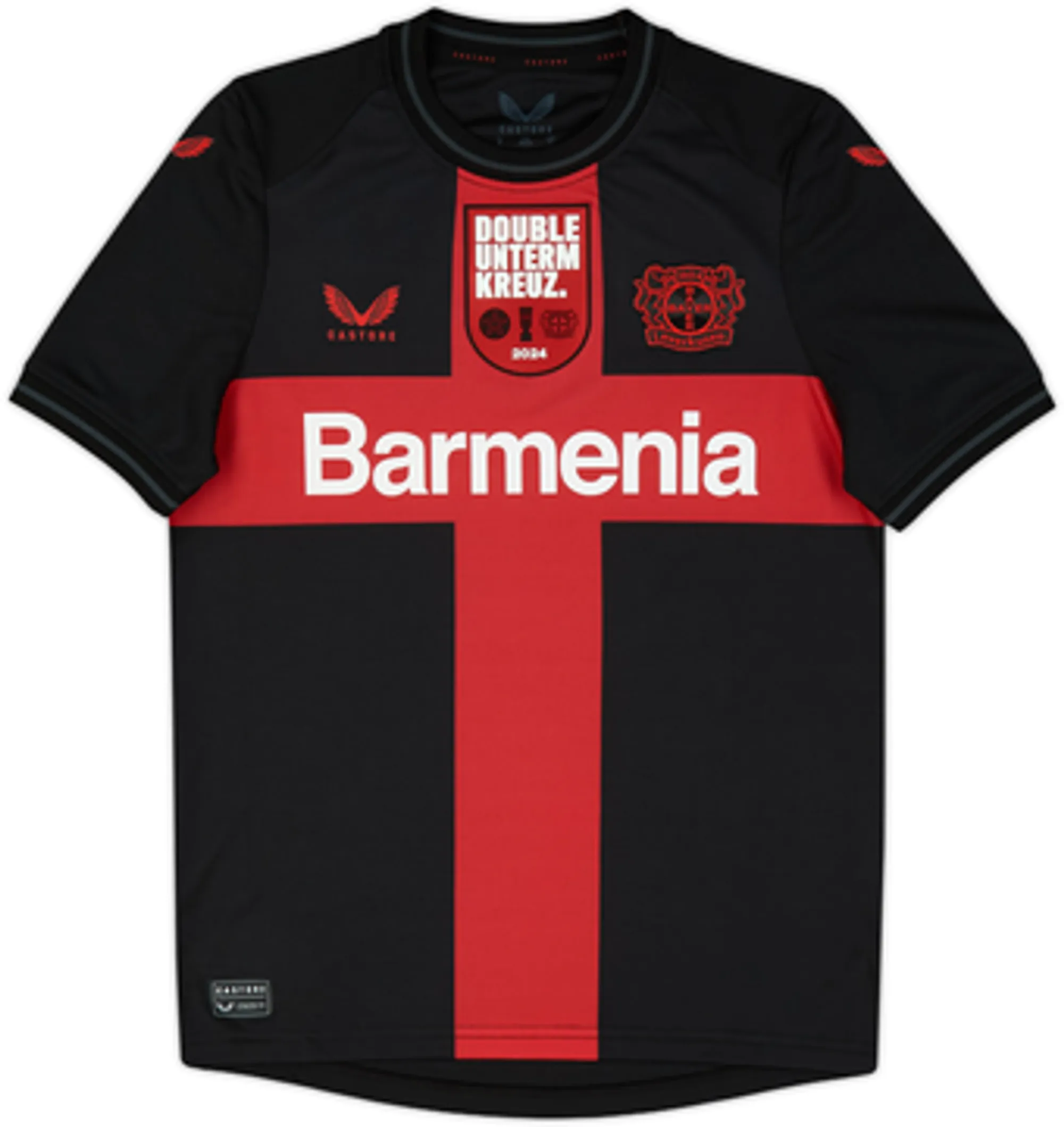 Castore Bayer Leverkusen Kids SS Home Shirt 2023/24