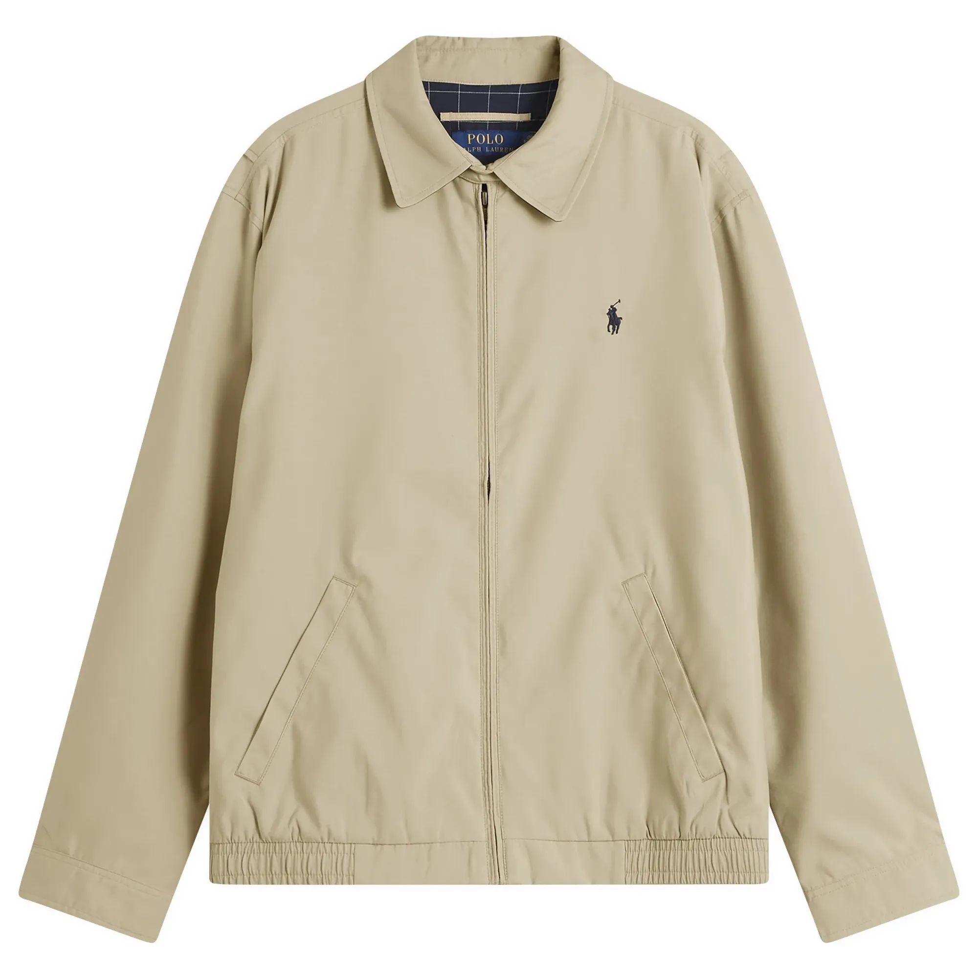 Polo Ralph Lauren Men's Bi-Swing Harrington Jacket Khaki Uniform