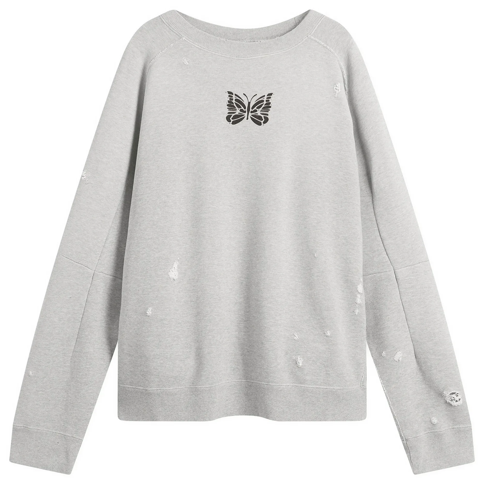 Needles Women's Deconstructed Sweatshirt Heather Grey