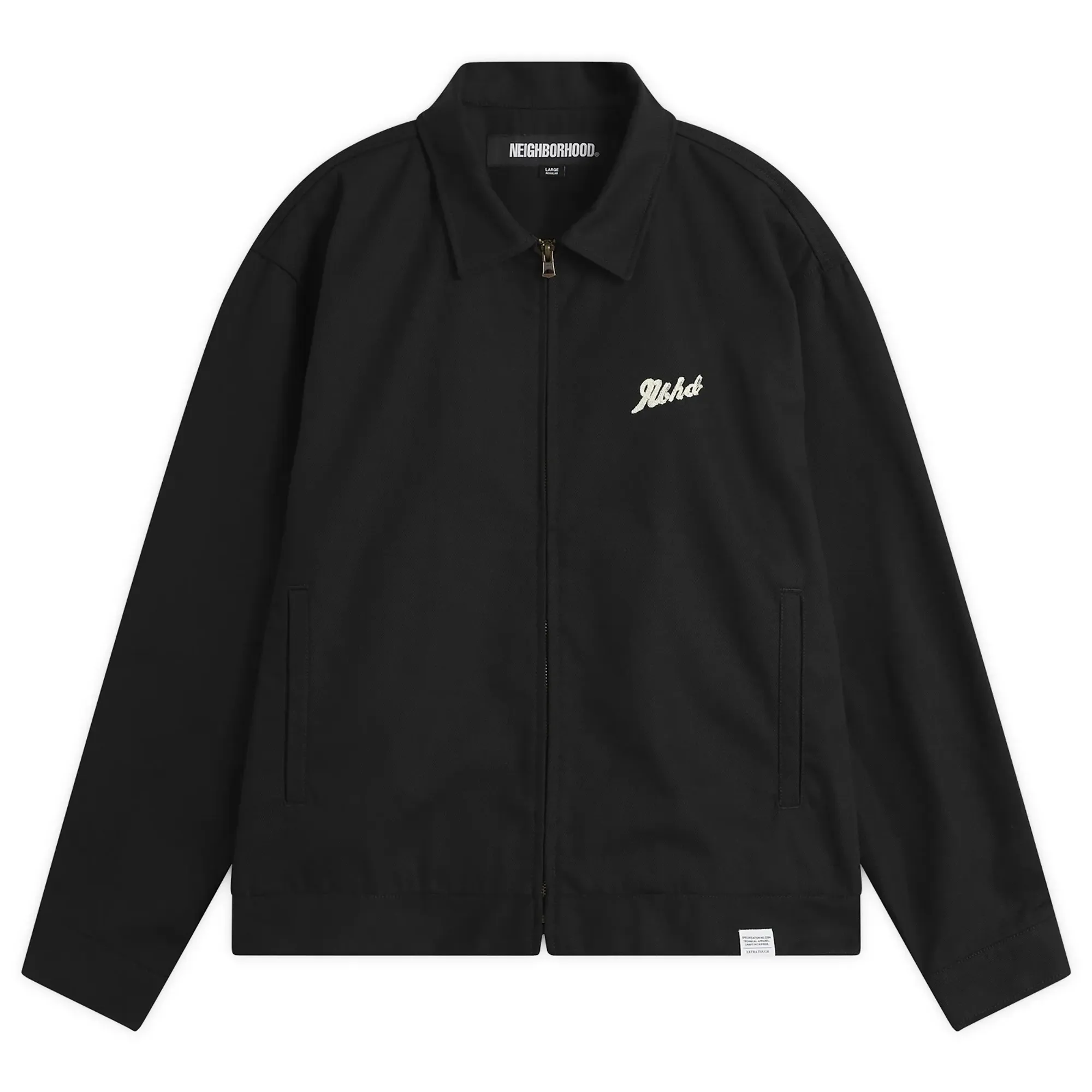 Neighborhood Men's Zip Work Jacket Black