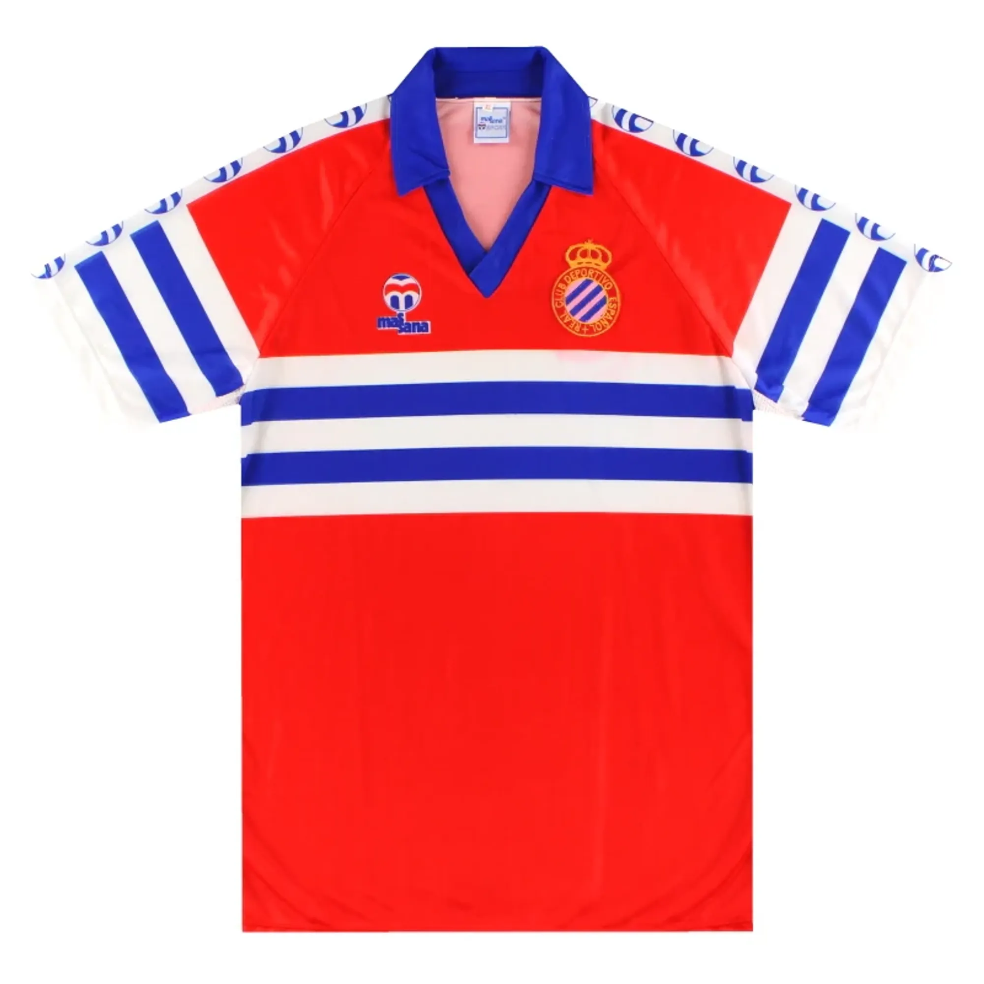 1987-89 Espanyol Massana Away Shirt XL - Espanyol / Excellent