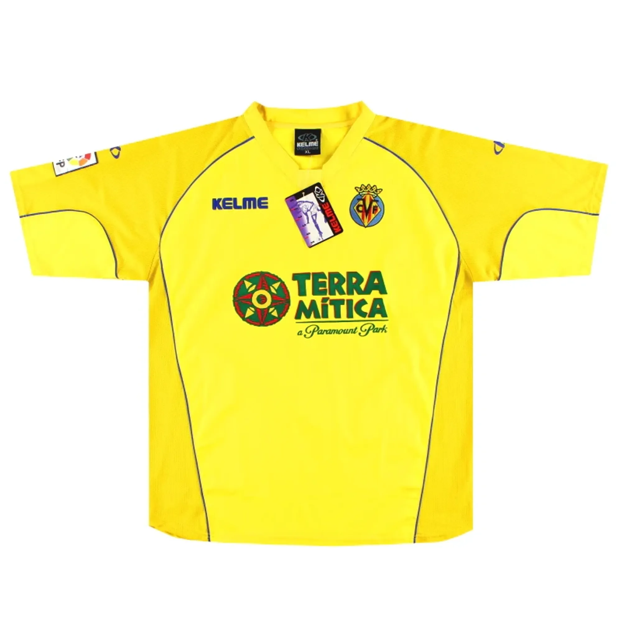 2003-04 Villarreal Kelme Home Shirt *w/tags* XL - Other Spanish Clubs / w/tags 