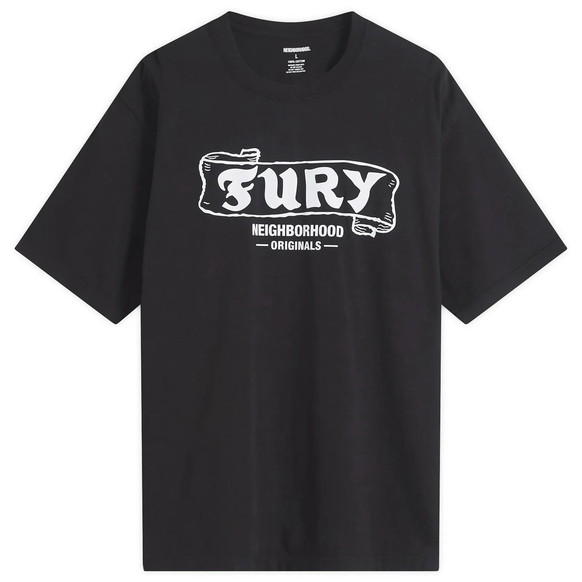 Neighborhood Men's SS-6 Fury T-Shirt Black