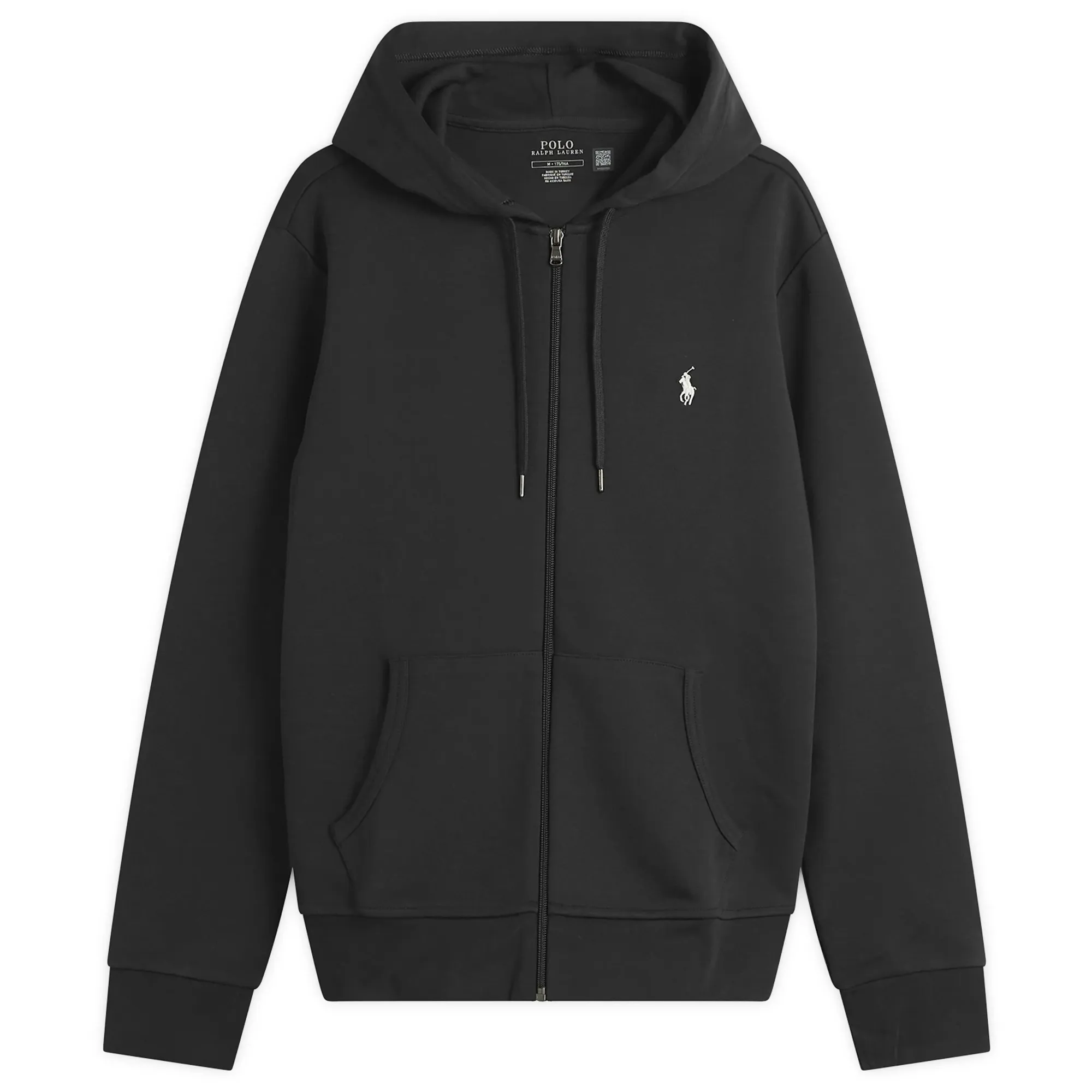 Polo Ralph Lauren Men's Double Knit Tech Zip Hoodie Polo Black