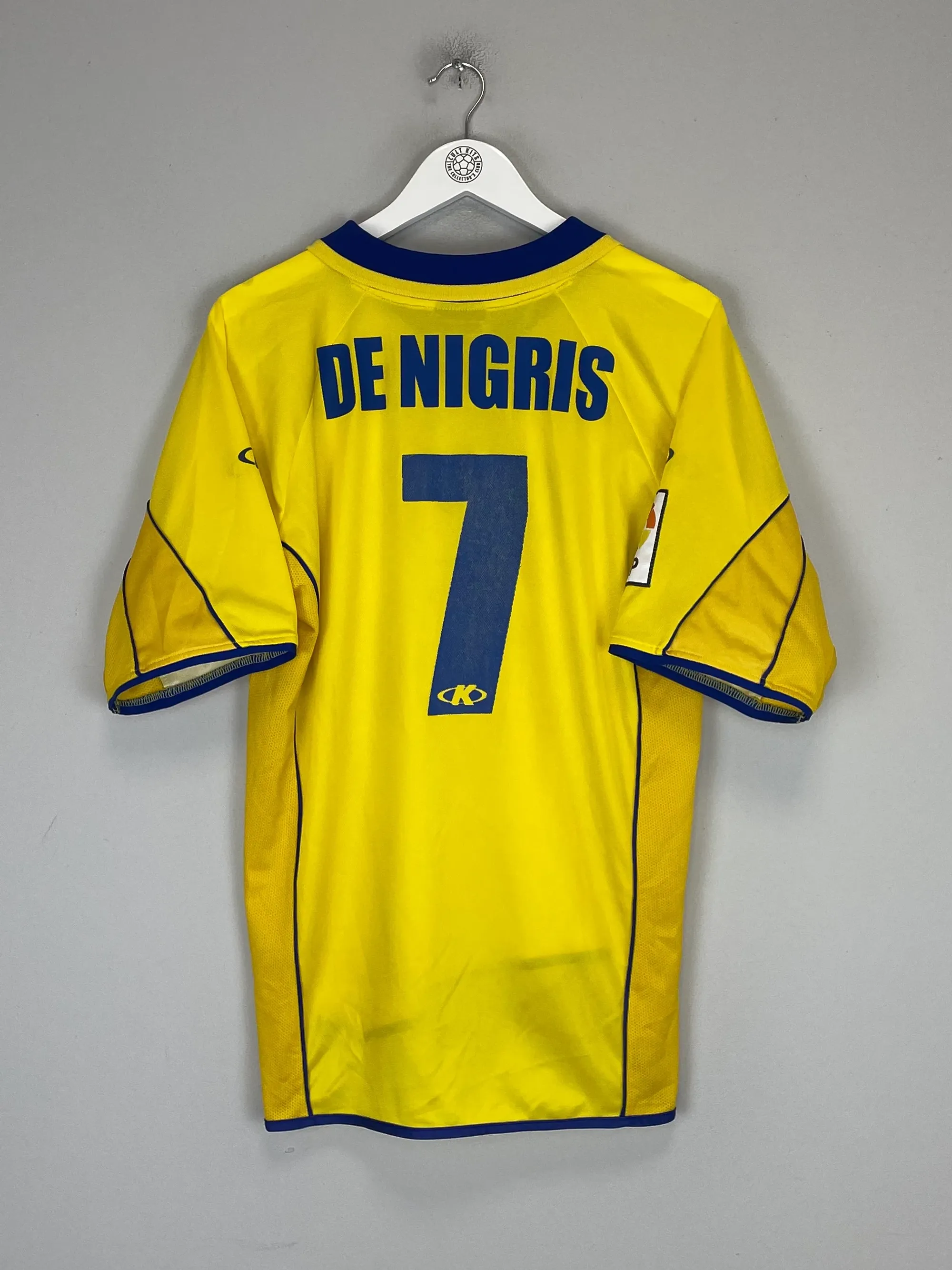 2002/03 VILLARREAL DE NIGRIS #7 HOME SHIRT (M) KELME | CULT KITS