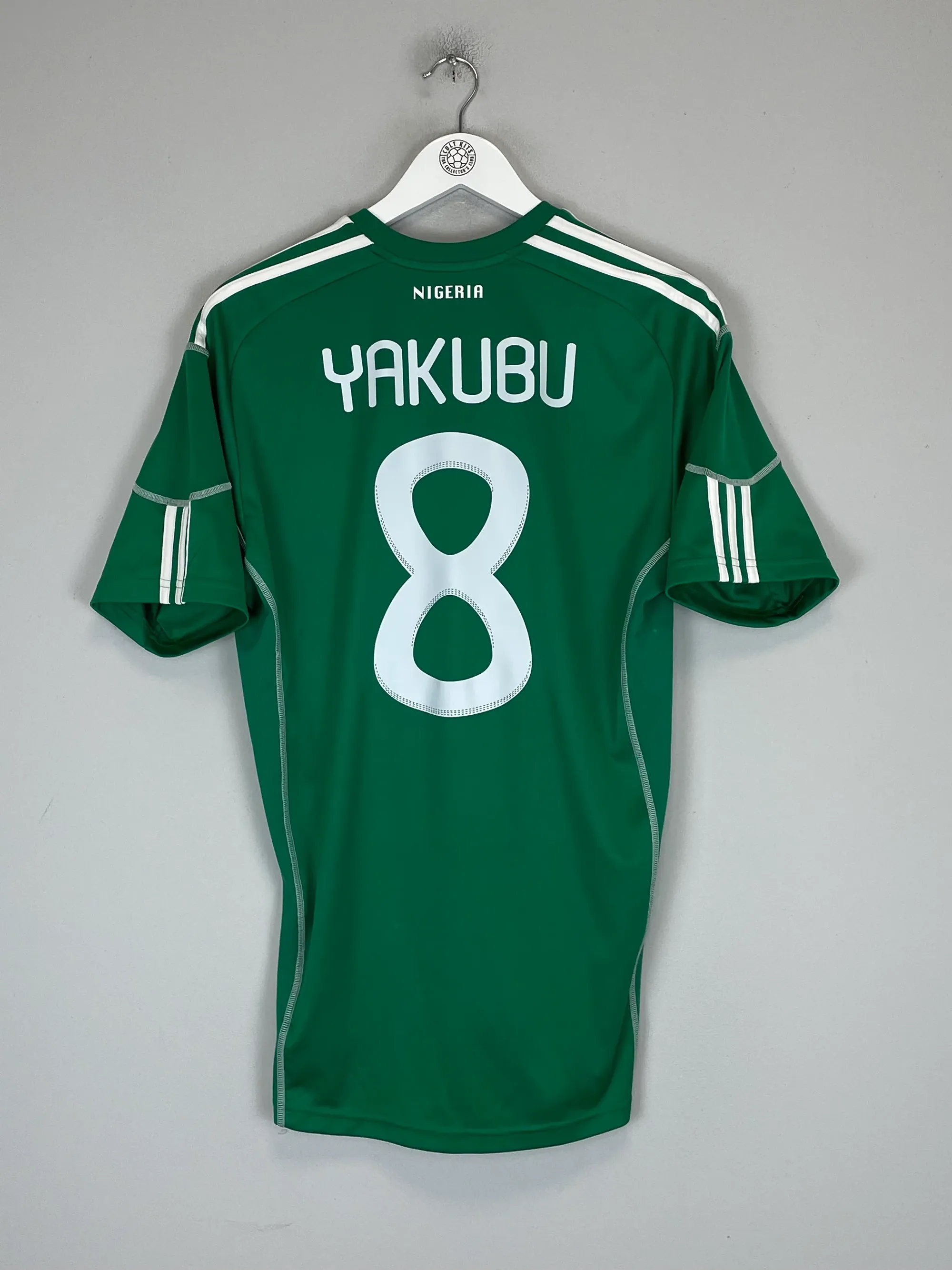2010/11 NIGERIA YAKUBU #8 HOME SHIRT (M) ADIDAS | CULT KITS