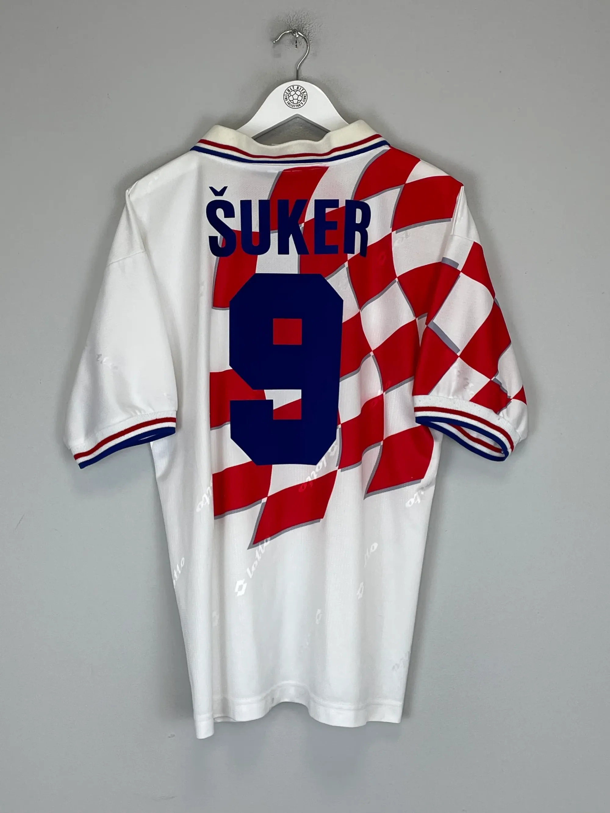 1998/01 CROATIA SUKER #9 HOME SHIRT (L) LOTTO | CULT KITS