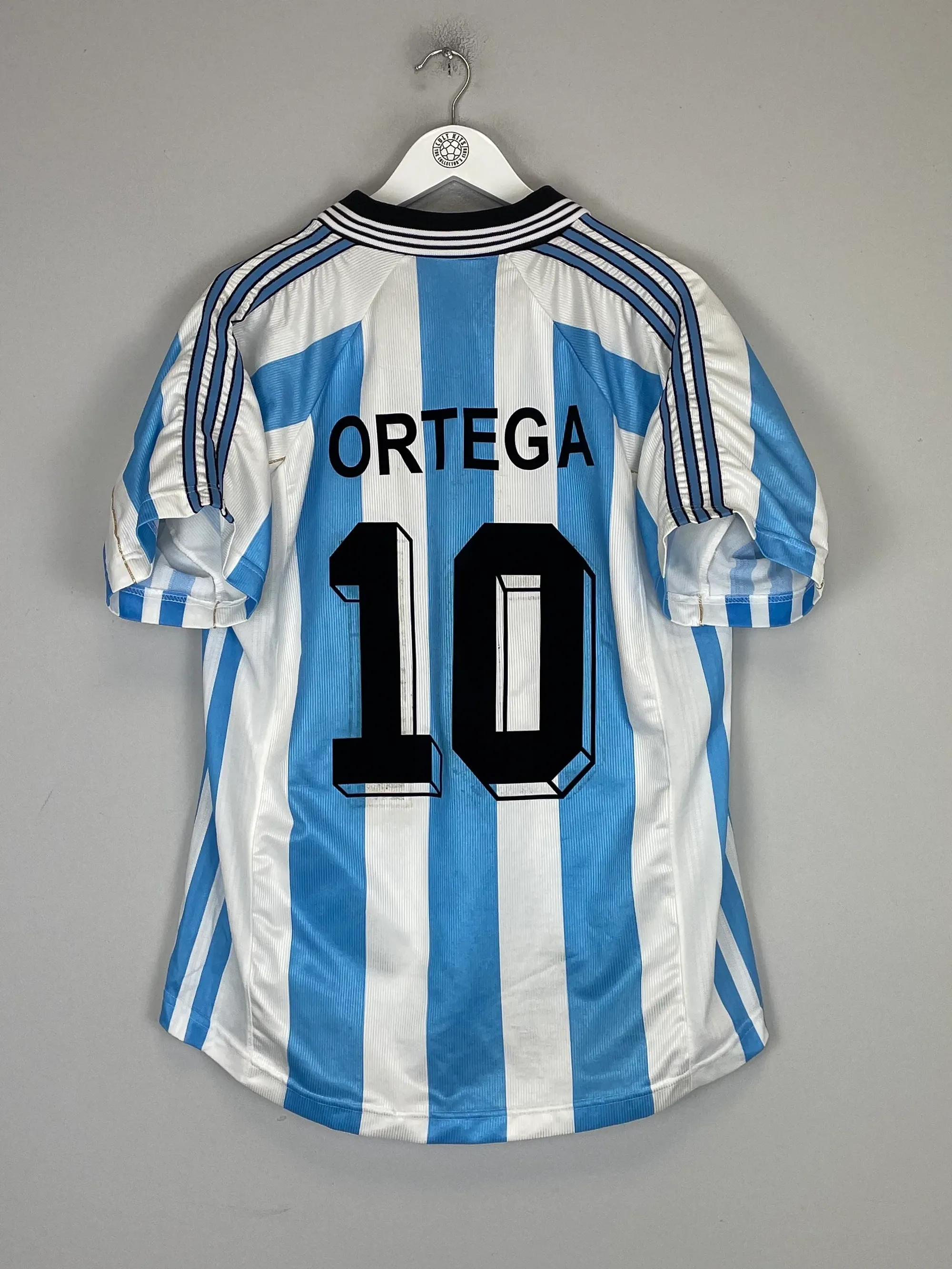 1998 ARGENTINA ORTEGA #10 HOME SHIRT (M) ADIDAS | CULT KITS