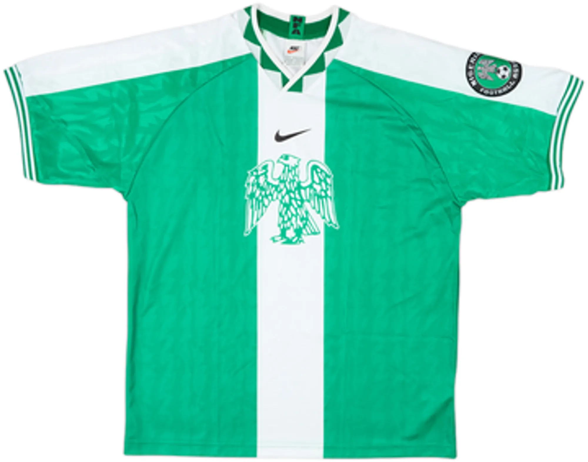 Nike Nigeria Mens SS Player Issue Home Shirt 1996