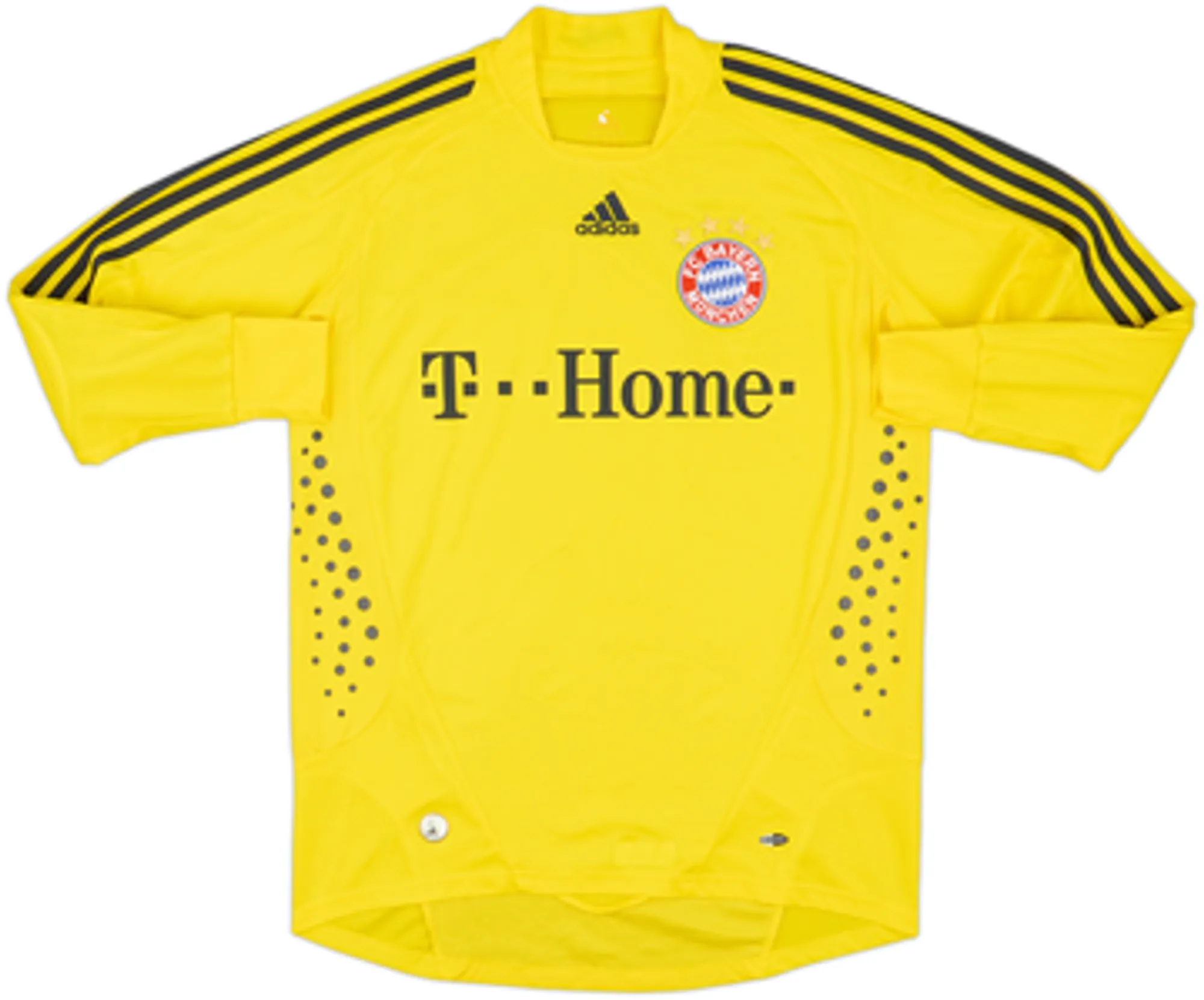 adidas Bayern Munich Mens LS Goalkeeper Home Shirt 2008/09