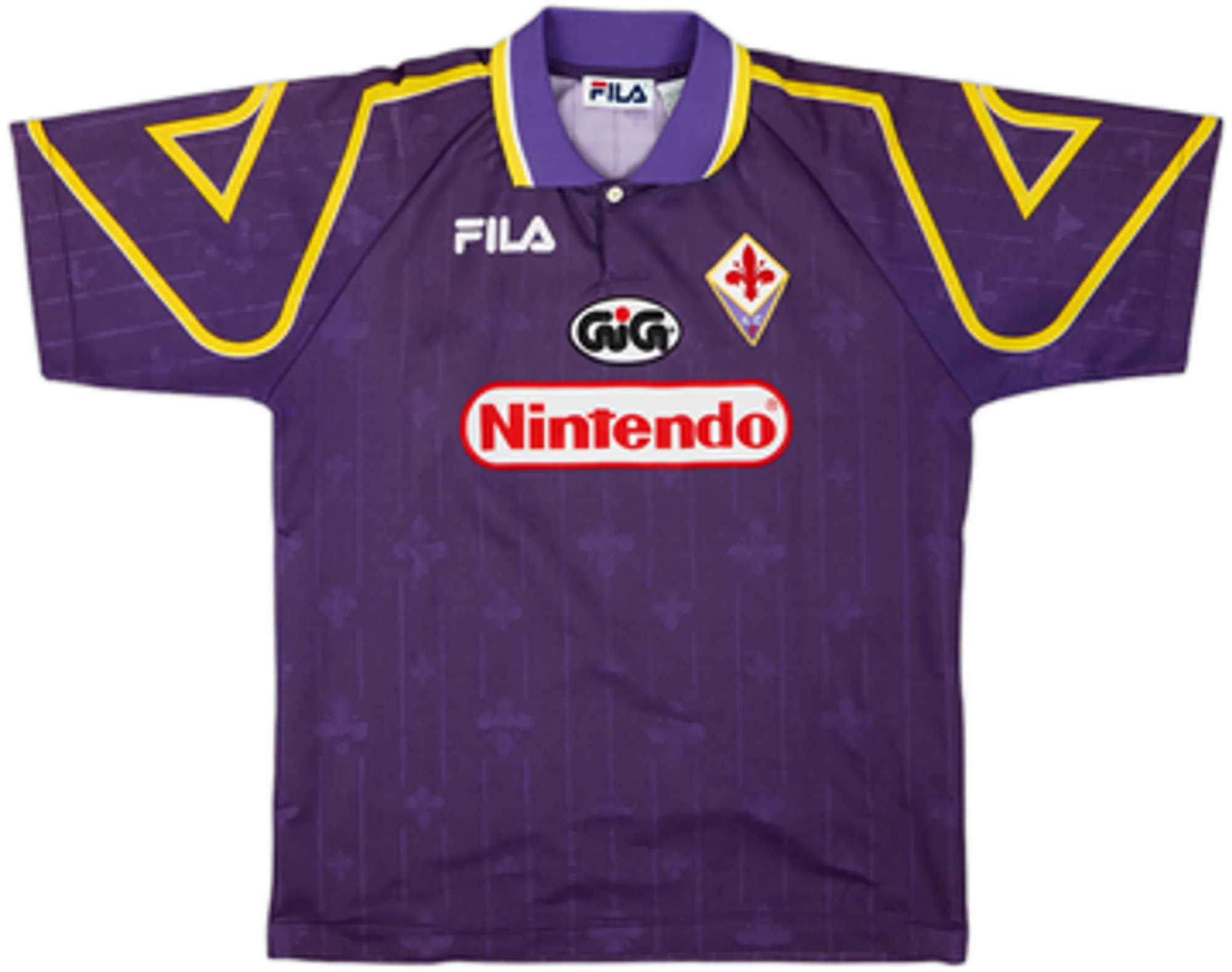 Fila Fiorentina Mens SS Home Shirt 1997/98