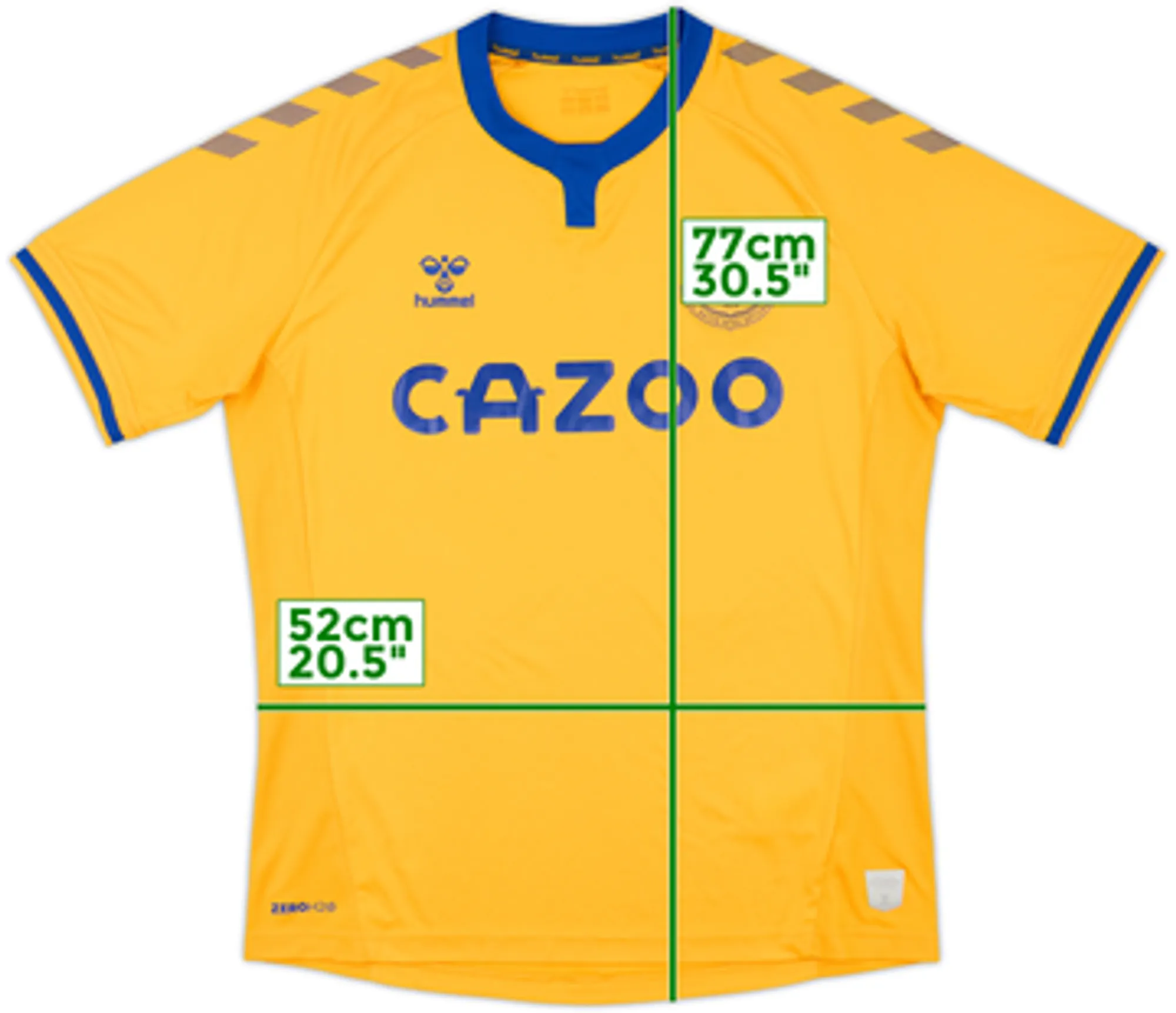 Hummel Everton Mens SS Away Shirt 2020/21