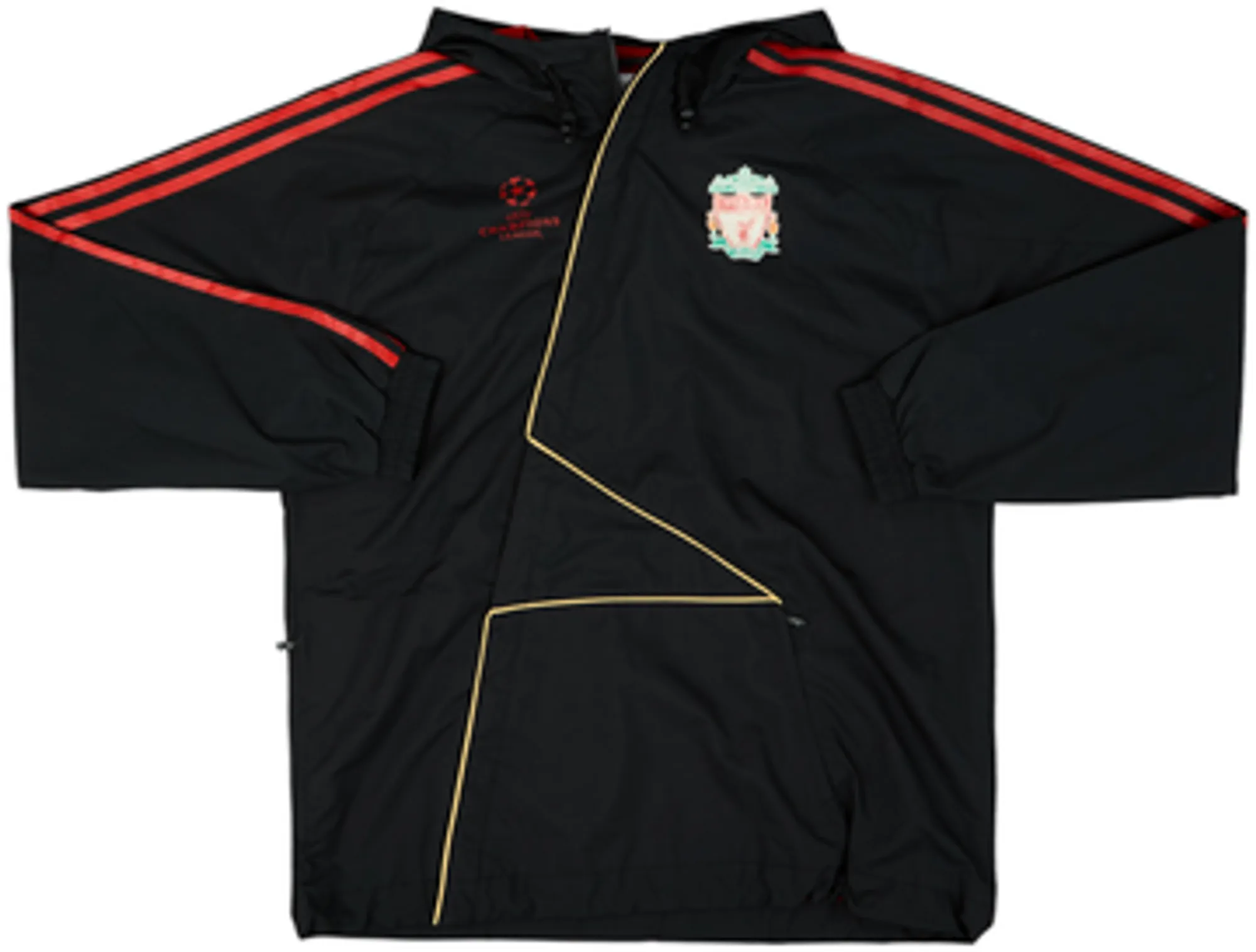 2009-10 Liverpool adidas CL Hooded Rain Jacket - 5/10 - (M/L)