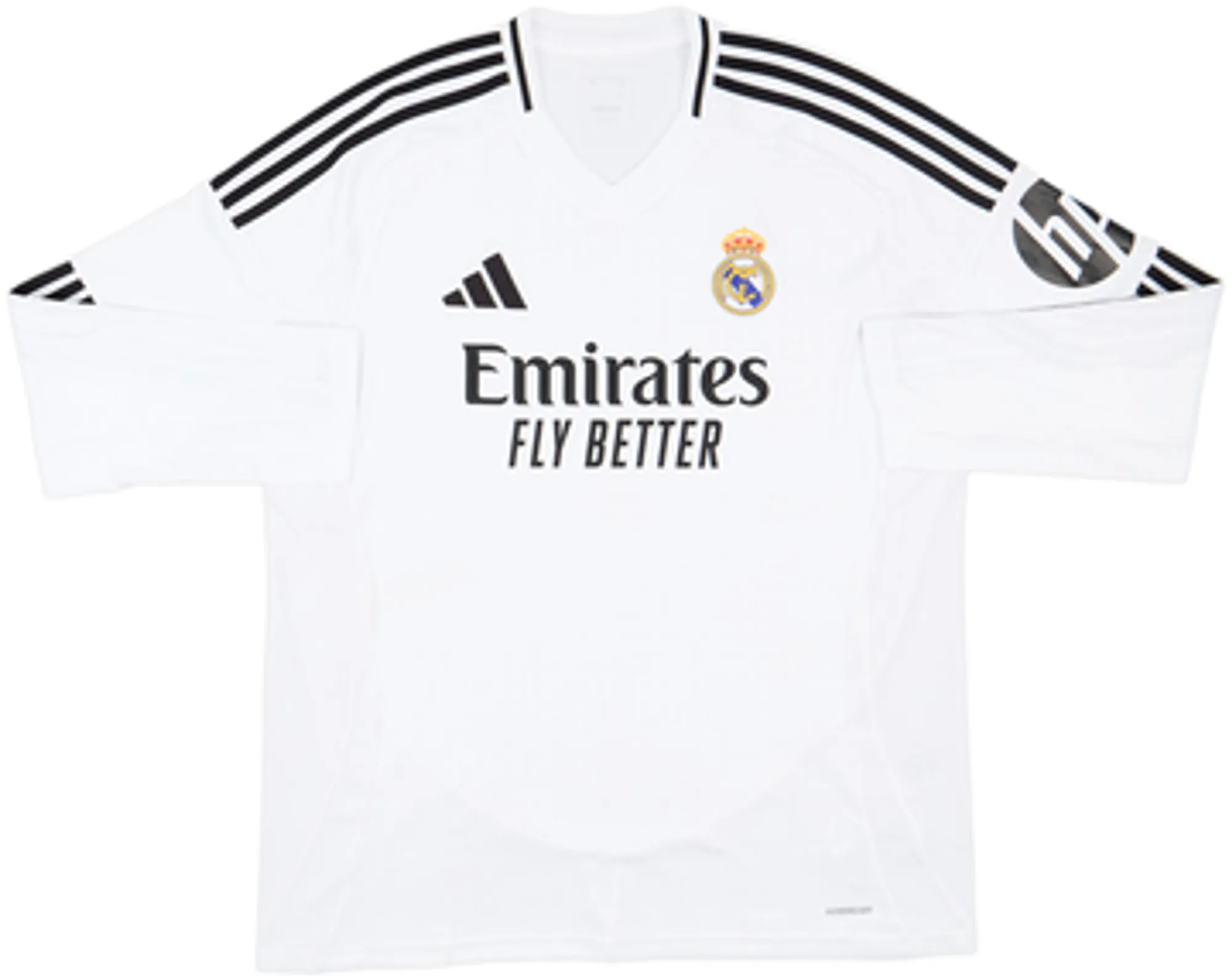 adidas Real Madrid Mens LS Home Shirt 2024/25