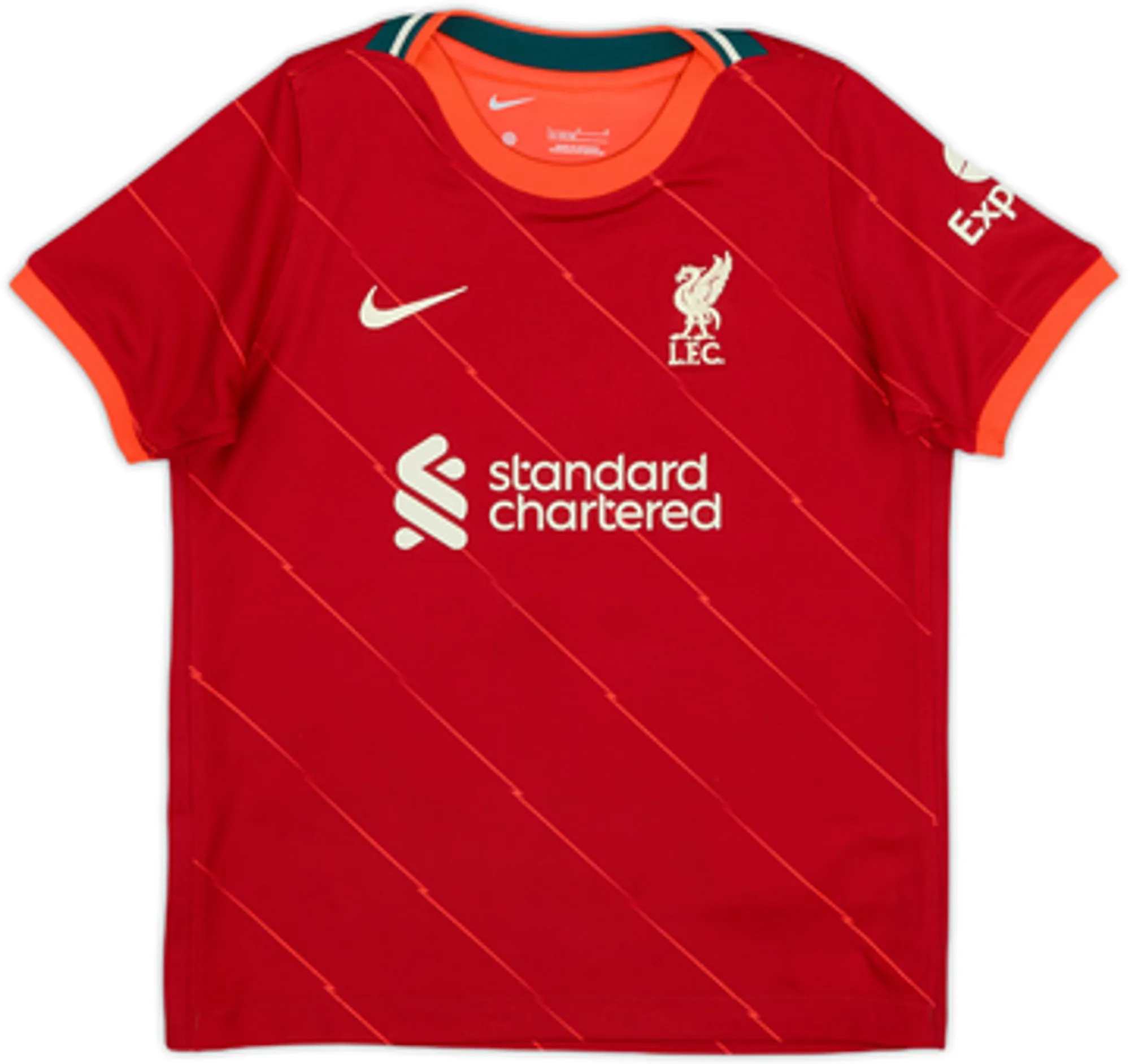 Nike Liverpool Boys SS Home Shirt 2021/22