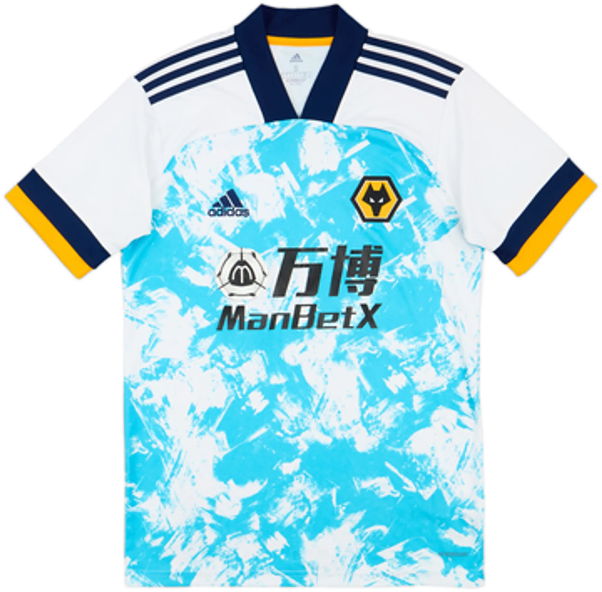 adidas Wolverhampton Wanderers Mens SS Away Shirt 2020/21