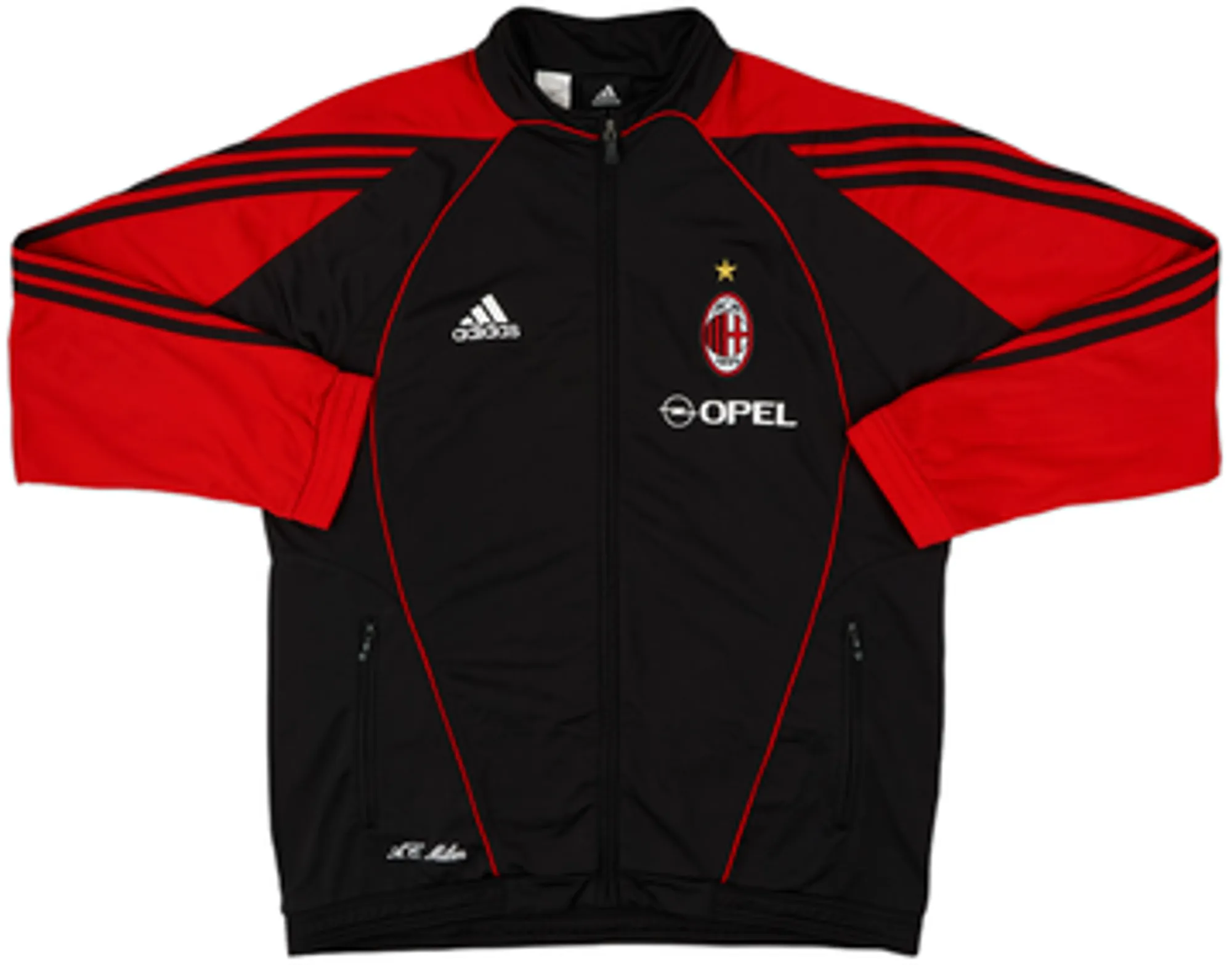 2005-06 AC Milan adidas Track Jacket - 8/10 - (M/L)