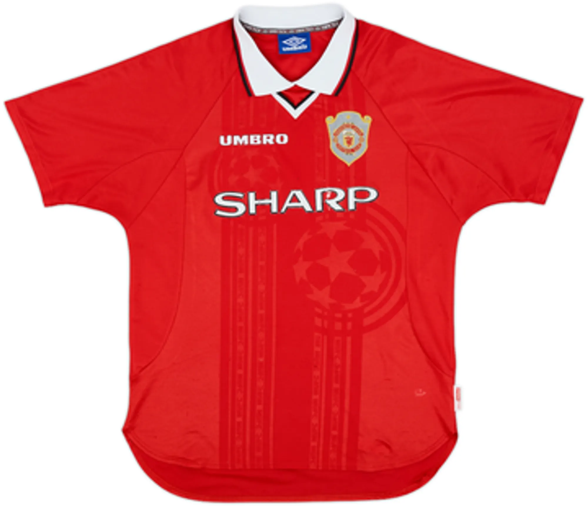 Umbro Manchester United Mens SS Home Shirt 1997/98