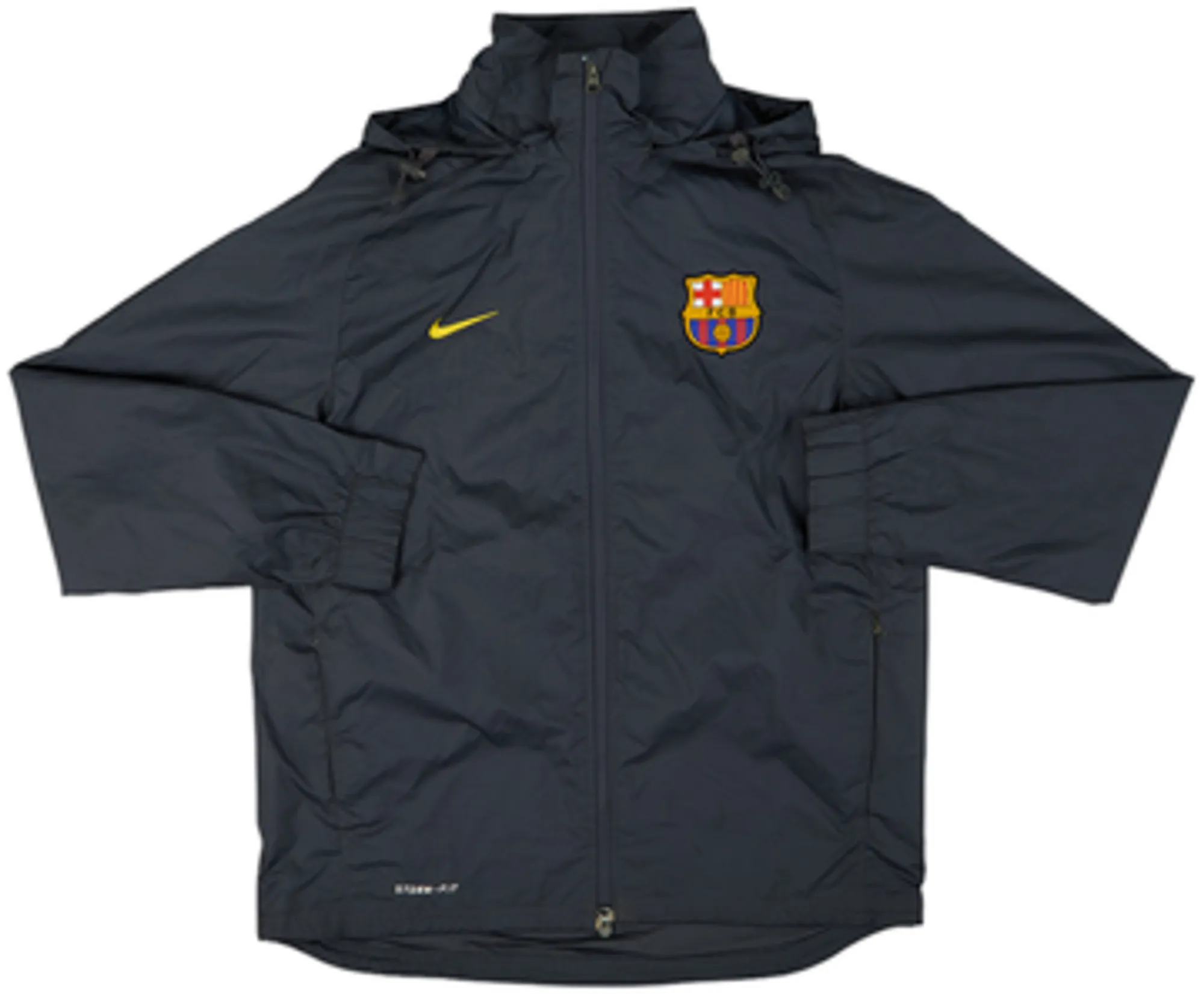2011-12 Barcelona Nike Hooded Rain Jacket - 10/10 - (L)