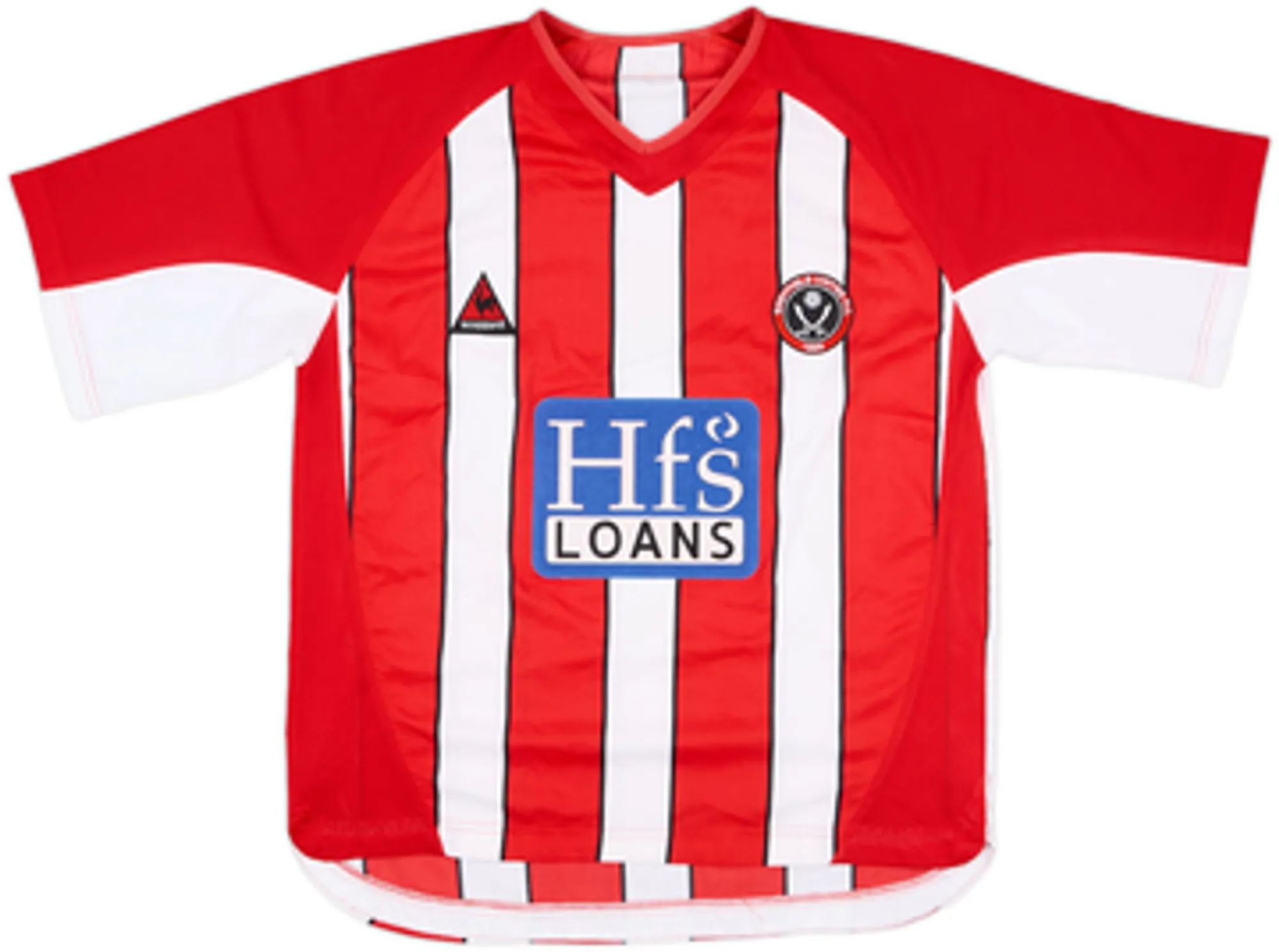 LeCoqSportif Sheffield United Mens SS Home Shirt 2004/05