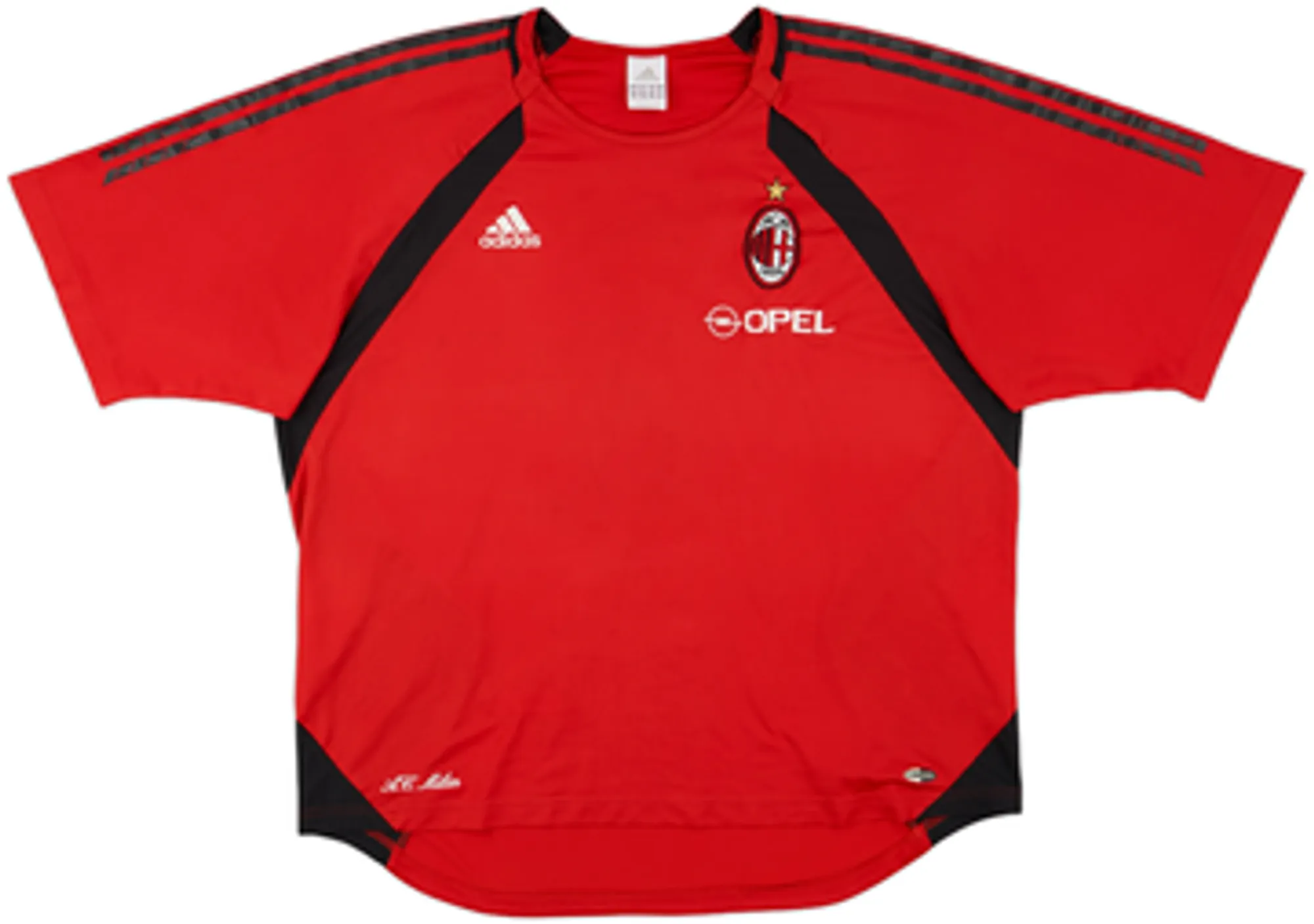 adidas AC Milan Mens SS Home Shirt 2005/06