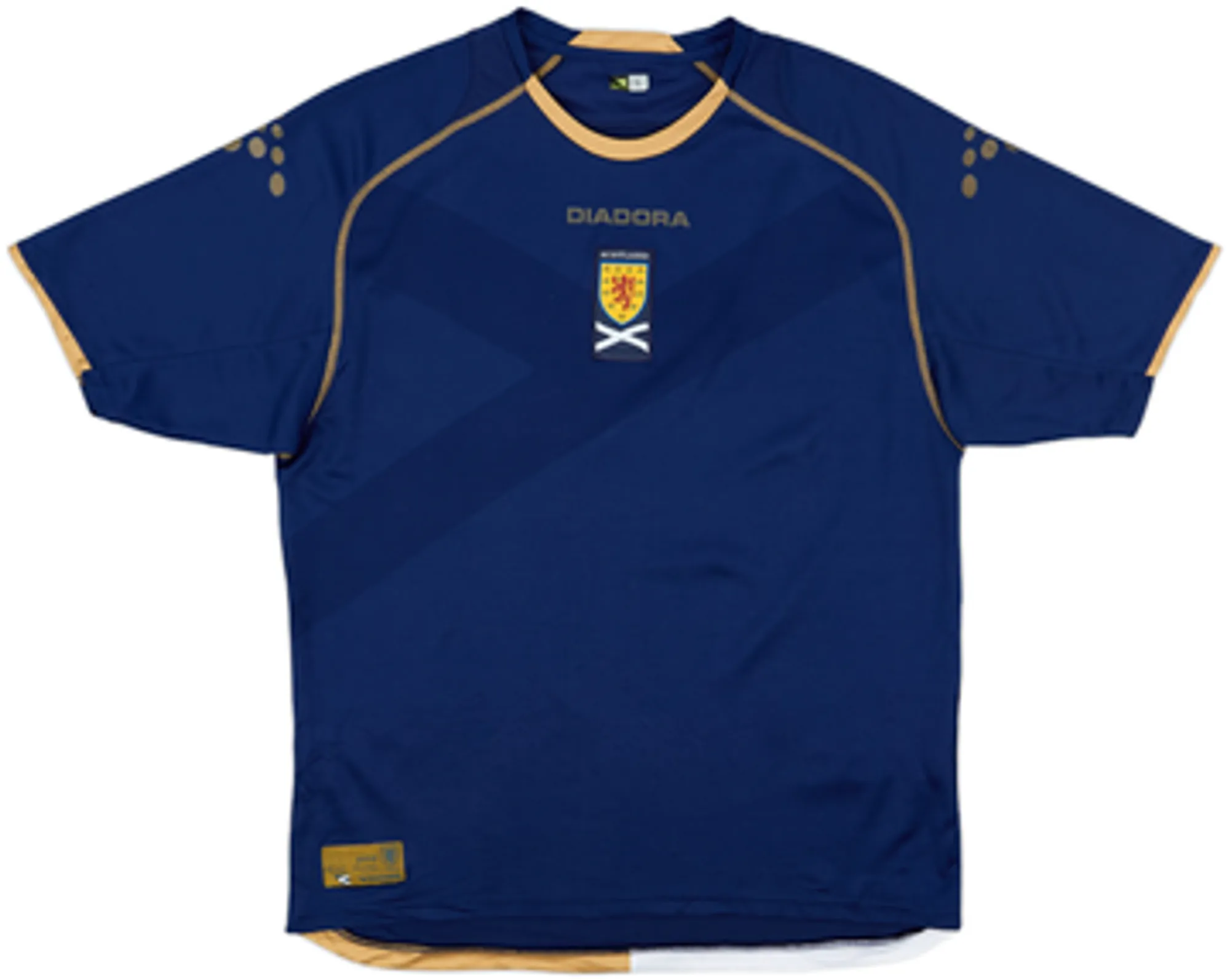 Diadora Scotland Mens SS Home Shirt 2007