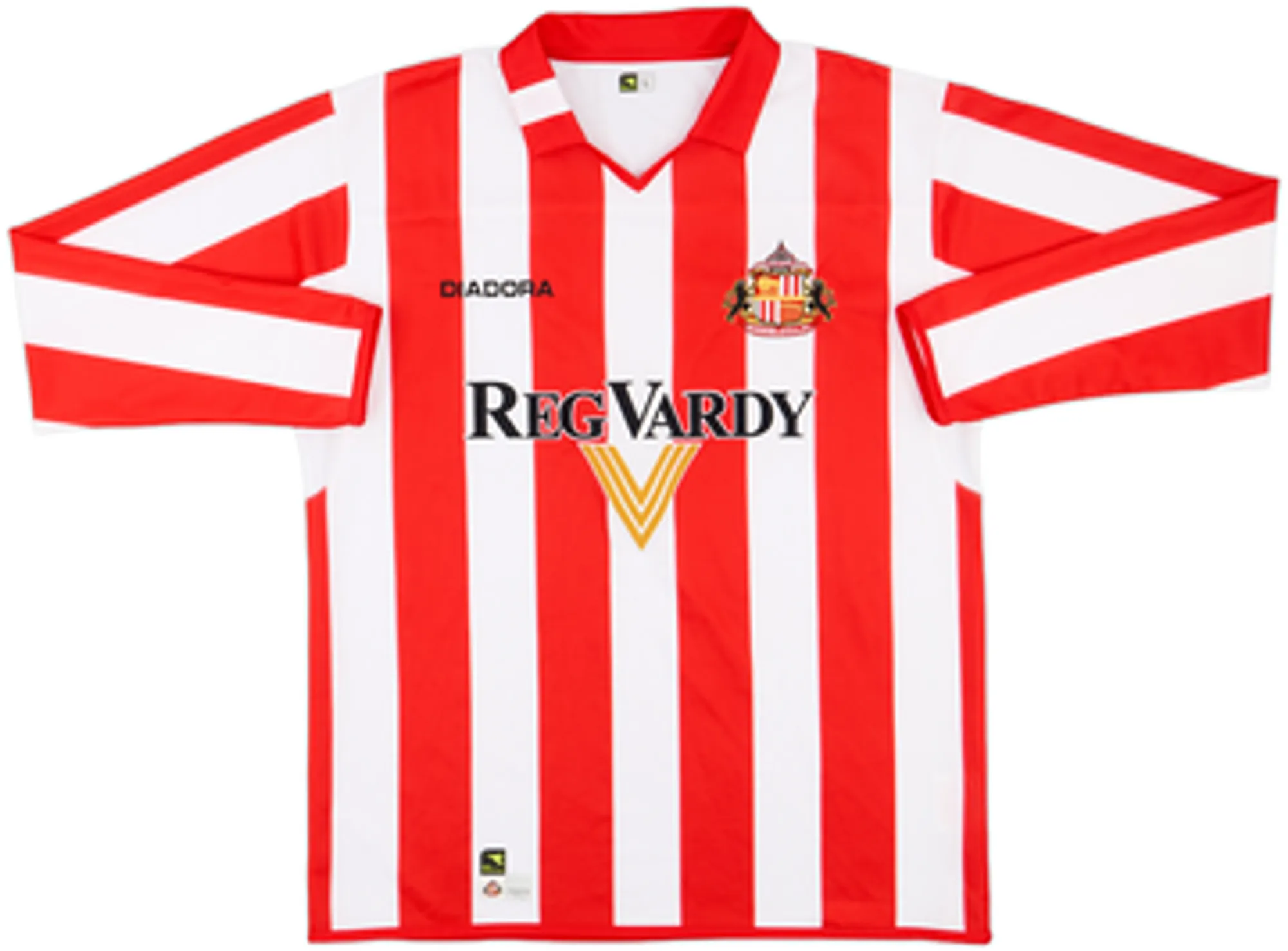 Diadora Sunderland Mens LS Home Shirt 2004/05