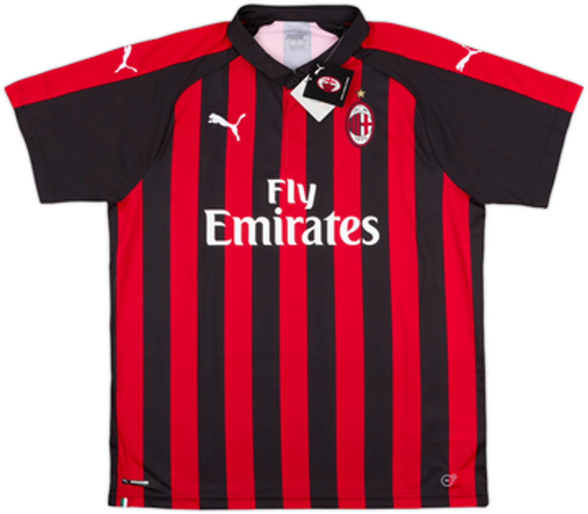 Puma AC Milan Mens SS Home Shirt 2018/19