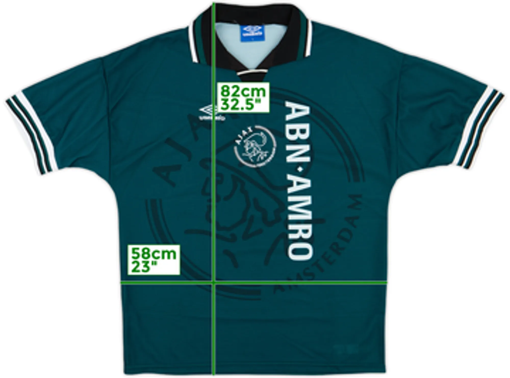 Umbro Ajax Mens SS Away Shirt 1995/96