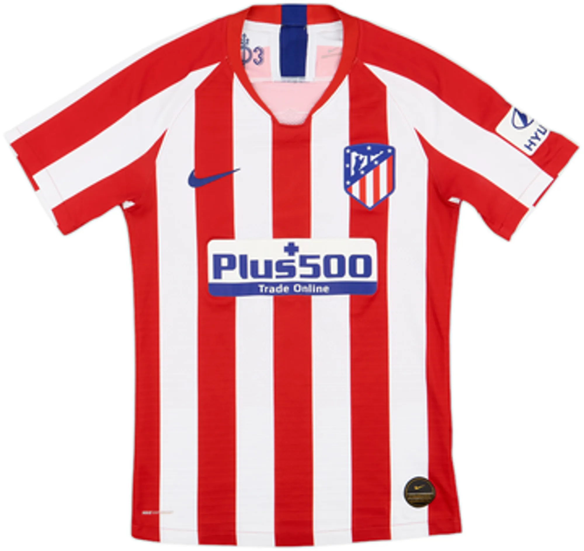 Nike Atlético Madrid Mens SS Player Issue Home Shirt 2019/20