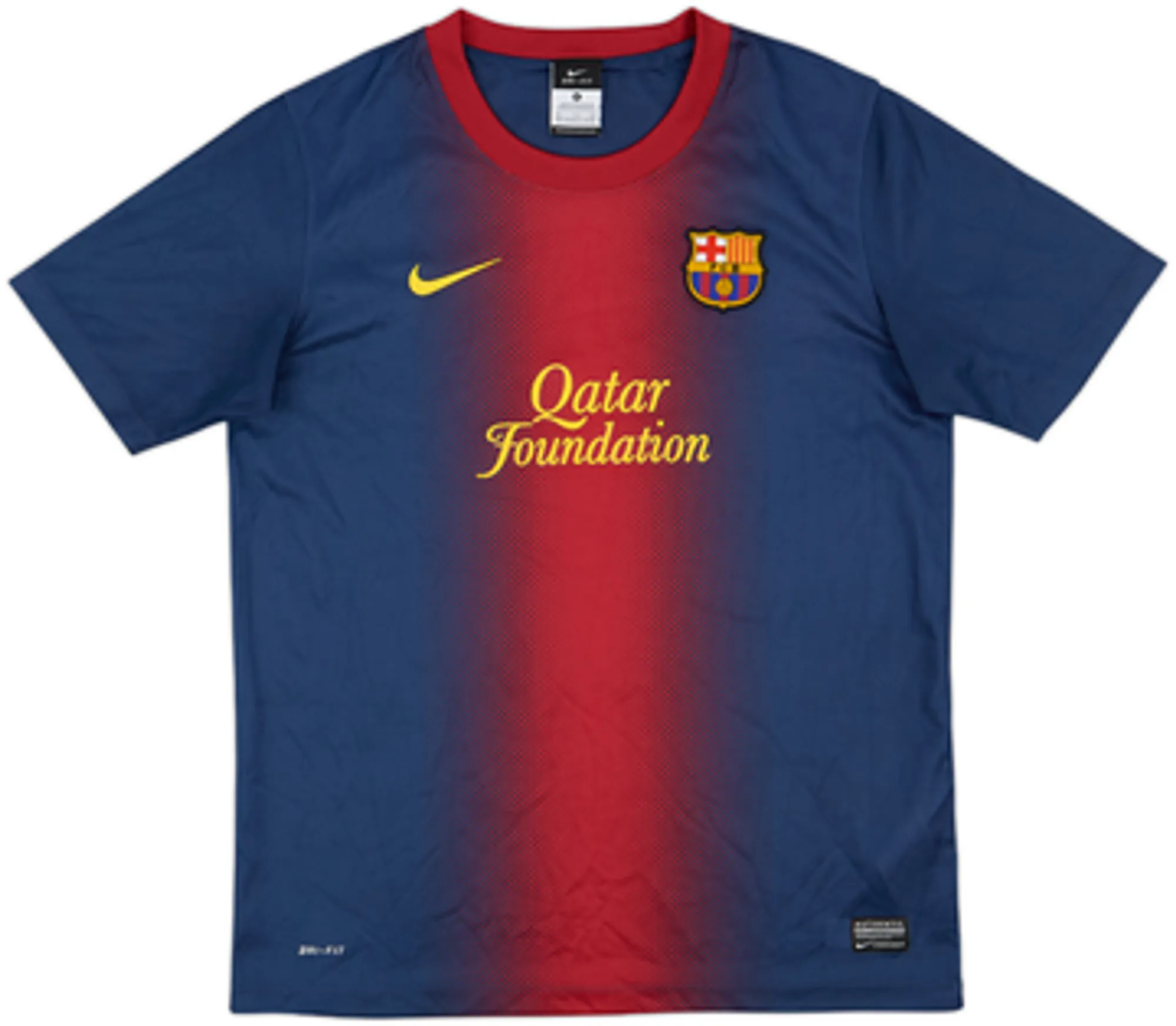 Nike Barcelona Boys SS Home Shirt 2012/13