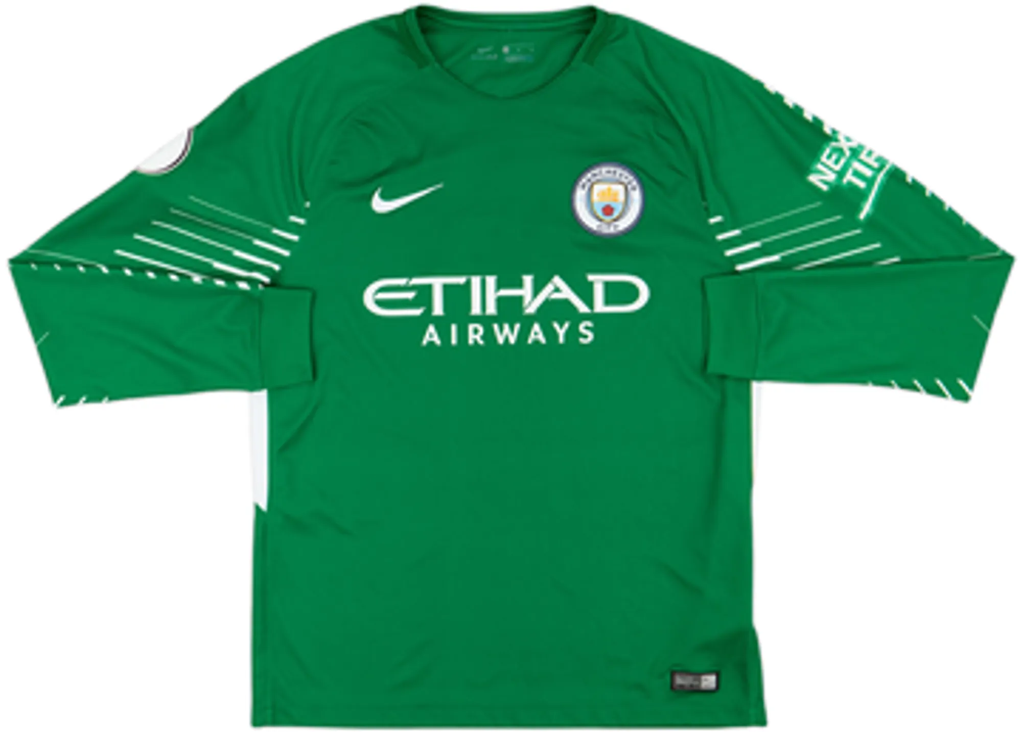 Nike Manchester City Mens LS Goalkeeper Home Shirt 2017/18