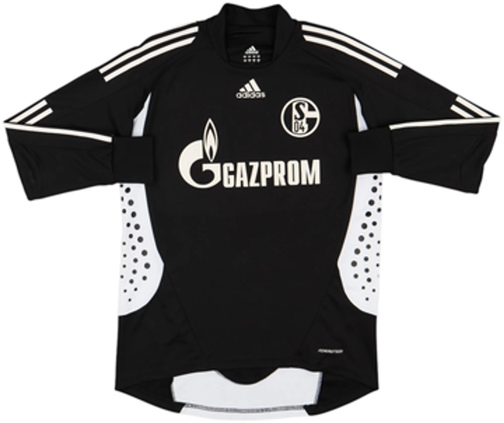adidas Schalke 04 Mens LS Goalkeeper Player Issue Home Shirt 2008/09