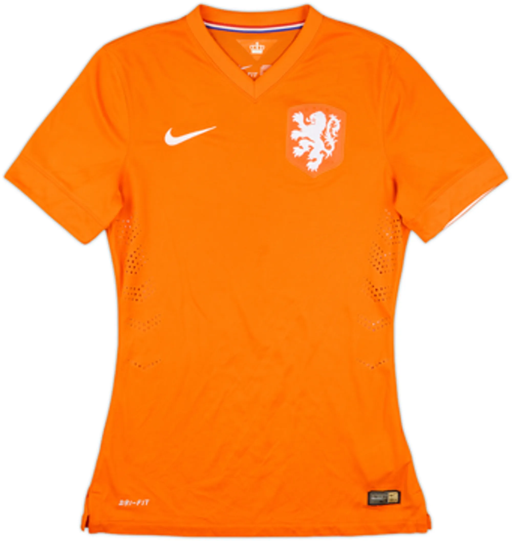 Nike Netherlands Mens SS Player Issue Home Shirt 2014