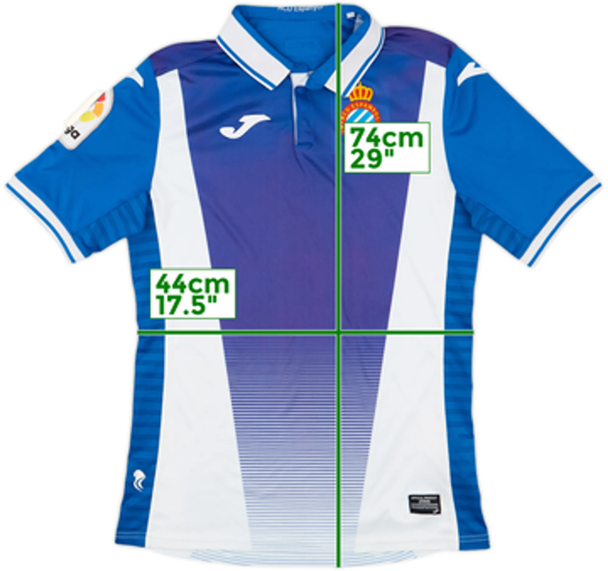 Joma Espanyol Mens SS Home Shirt 2017/18