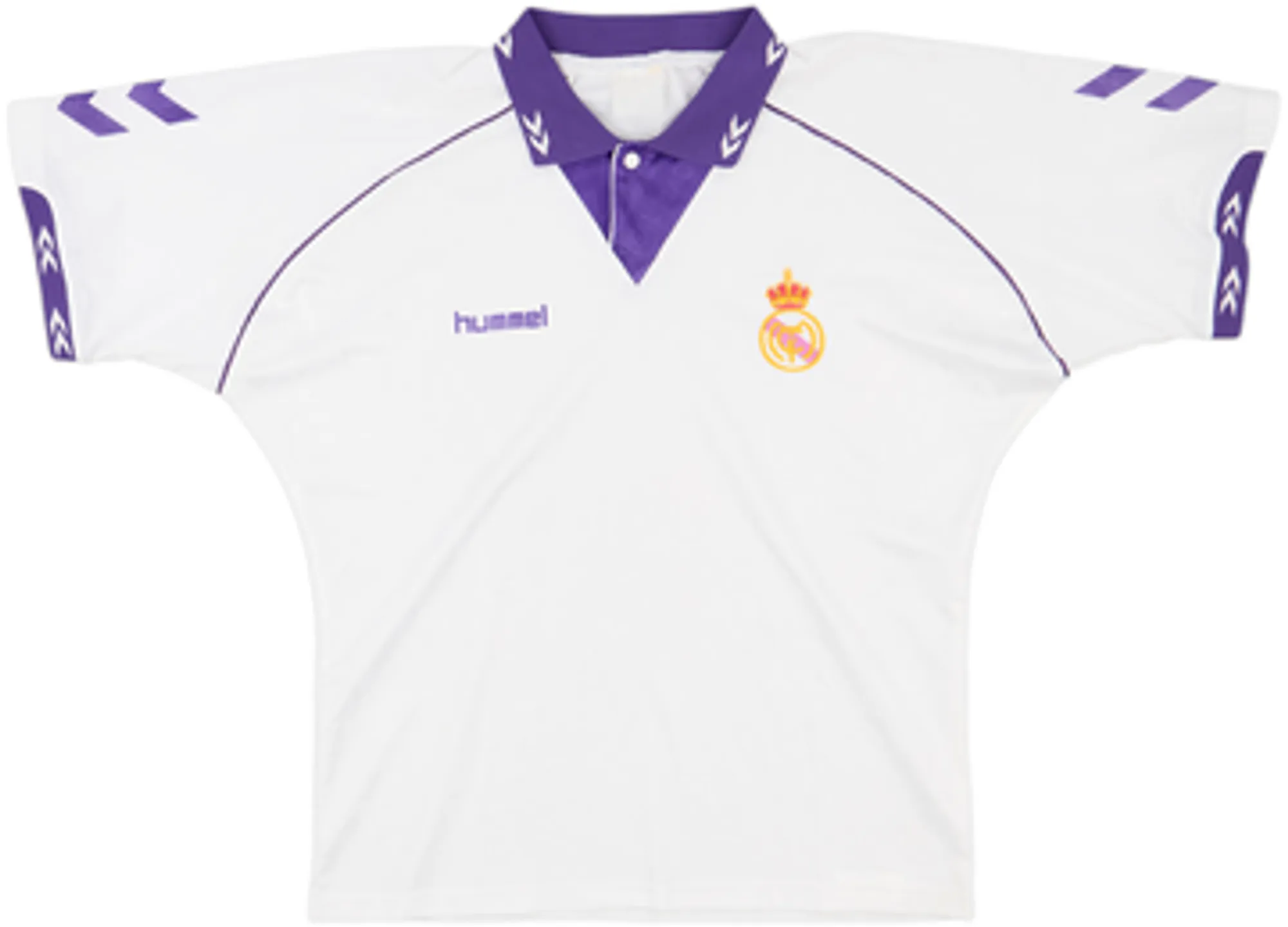 Hummel Real Madrid Mens SS Home Shirt 1993/94
