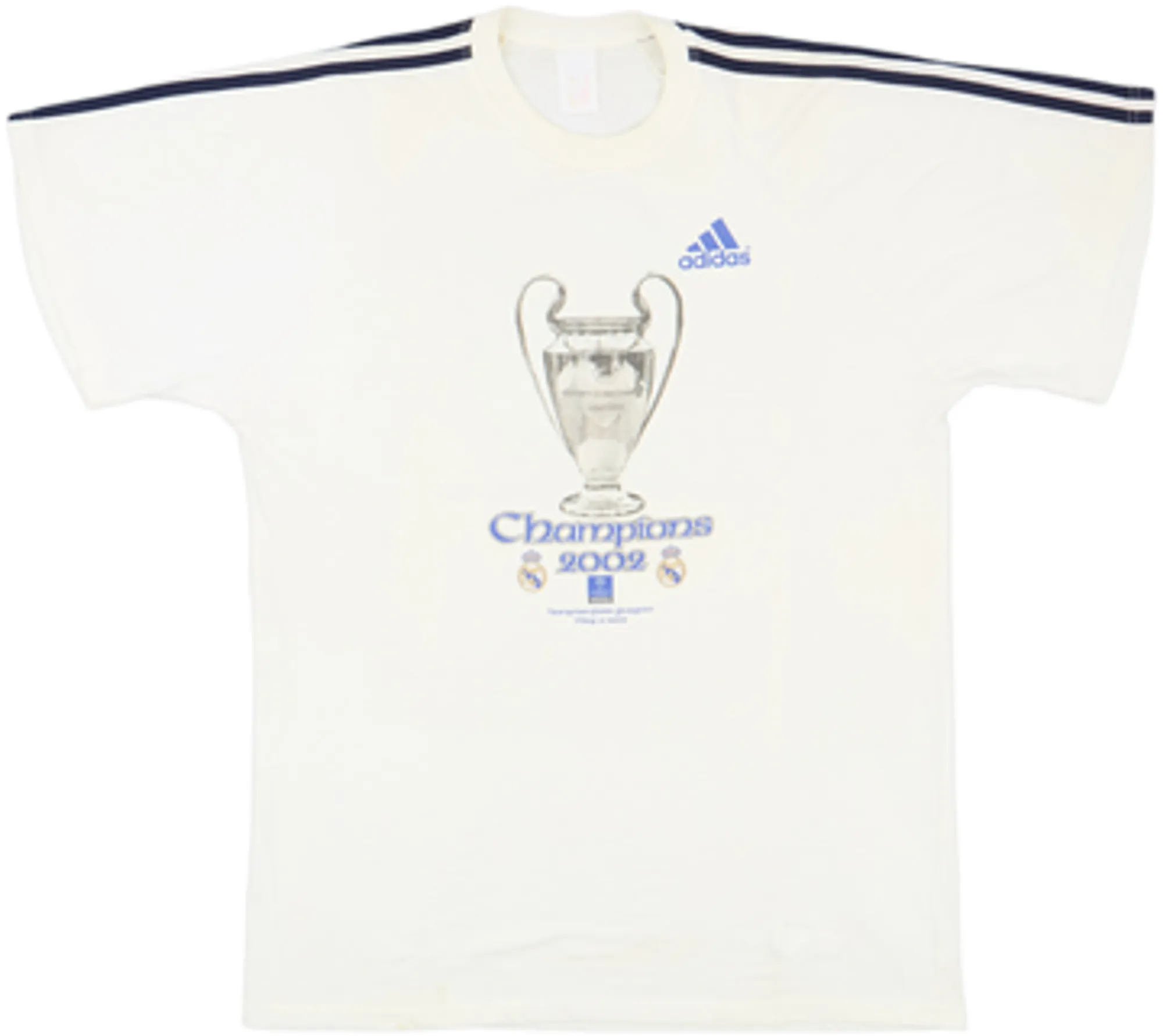 adidas Real Madrid Mens SS Home Champions League Shirt 2002/03