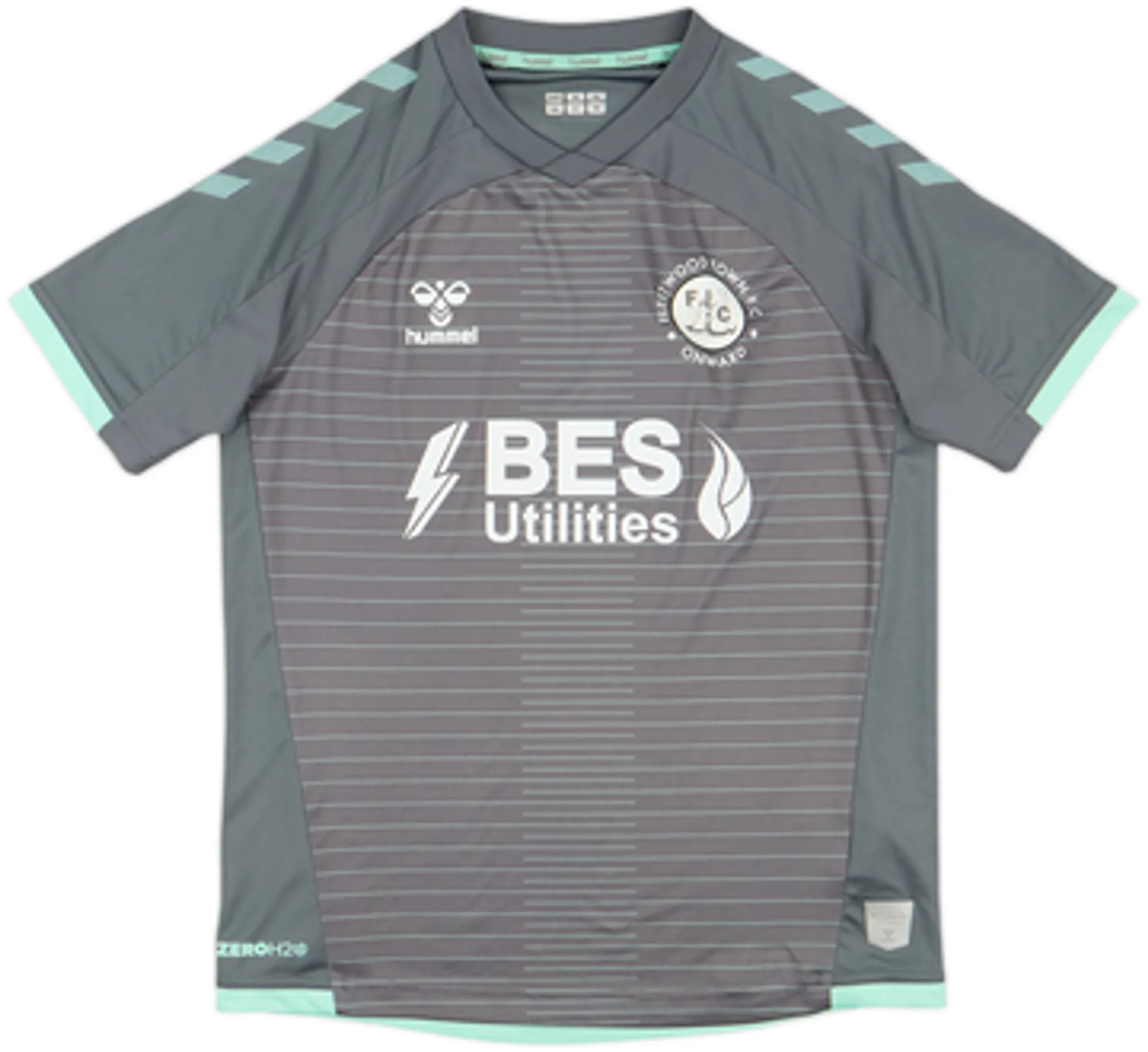 Hummel Fleetwood Town Boys SS Away Shirt 2020/21