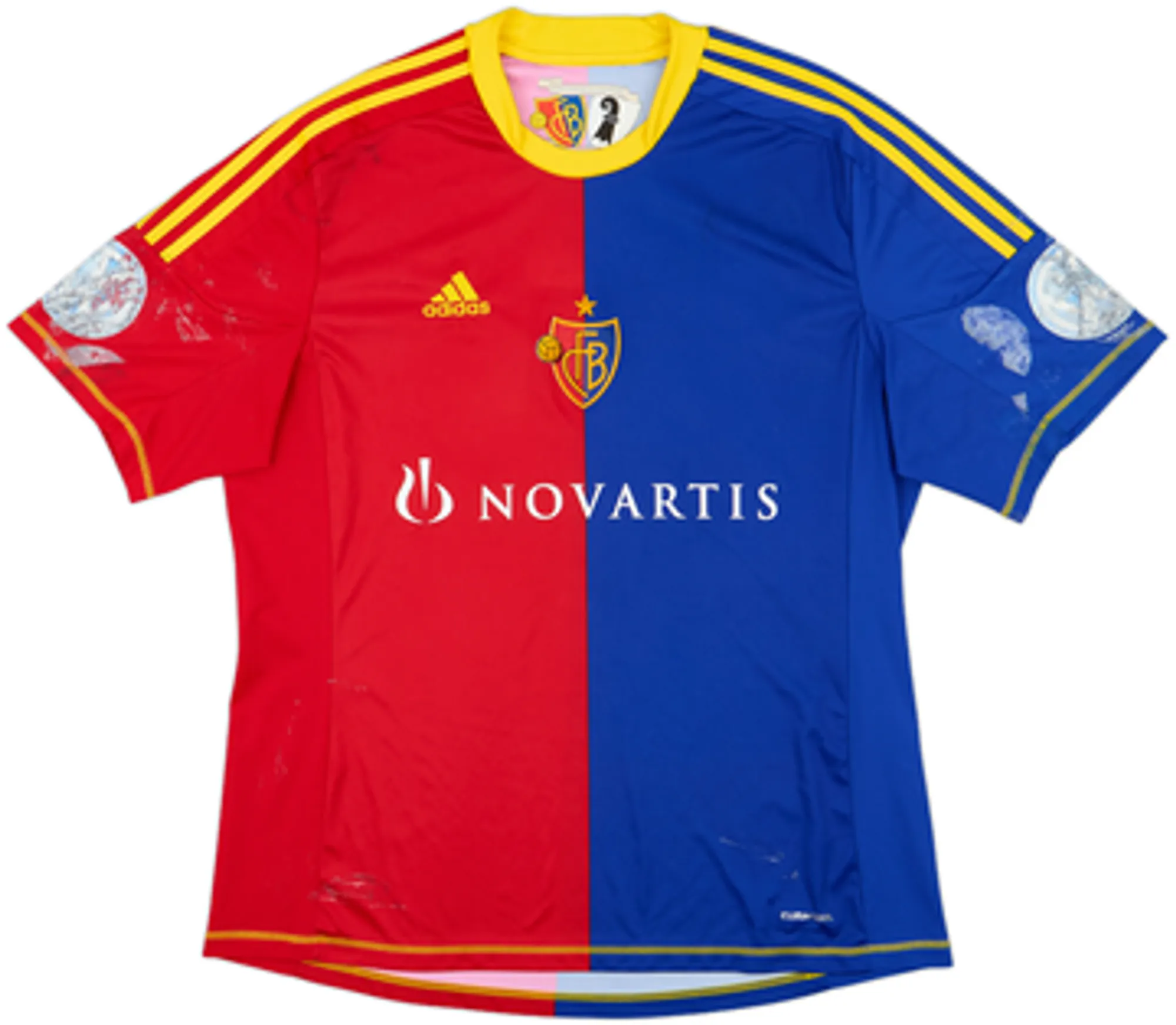 adidas FC Basel Mens SS Home Shirt 2012/13