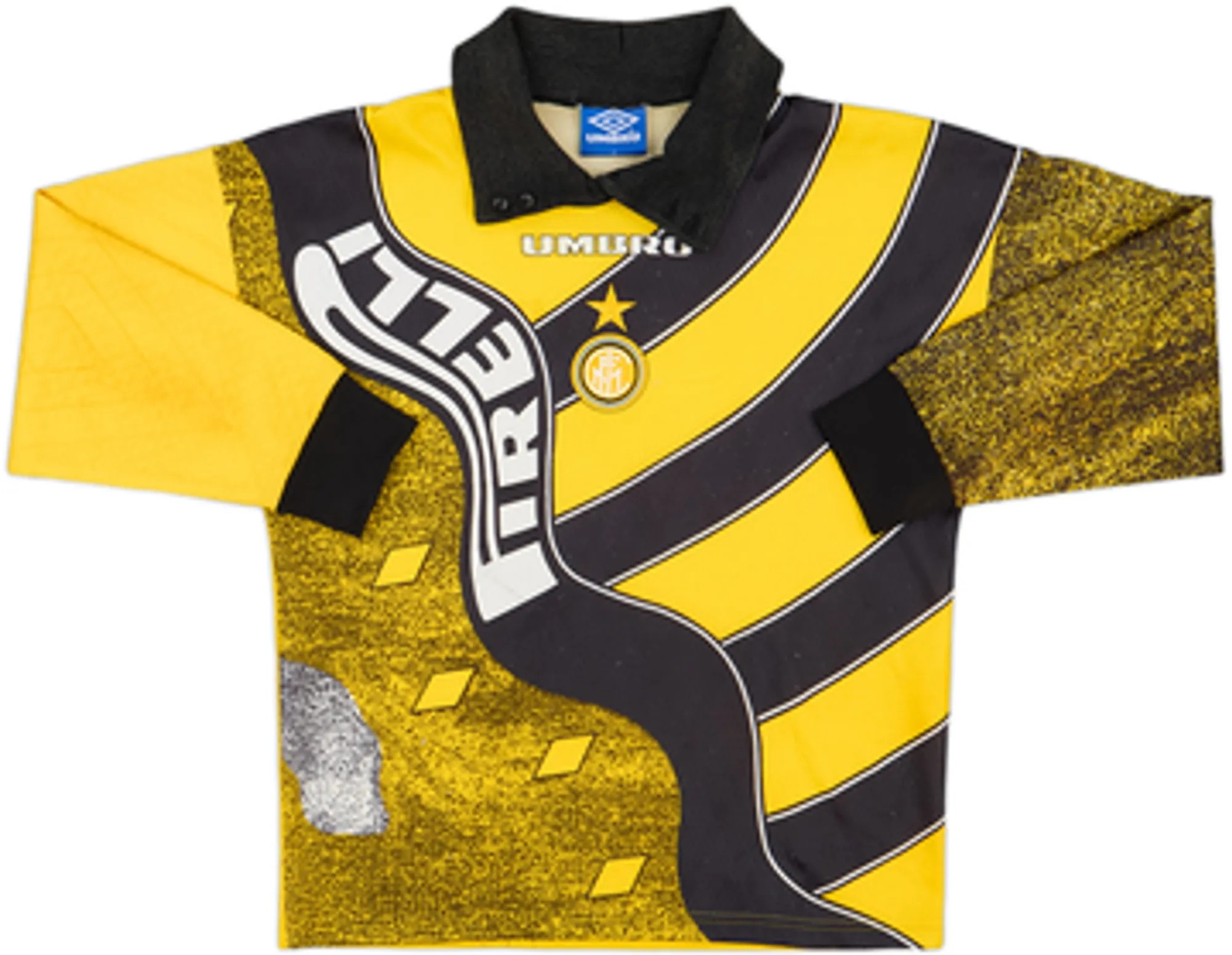 Umbro Inter Milan Mens LS Goalkeeper Home Shirt 1995/96