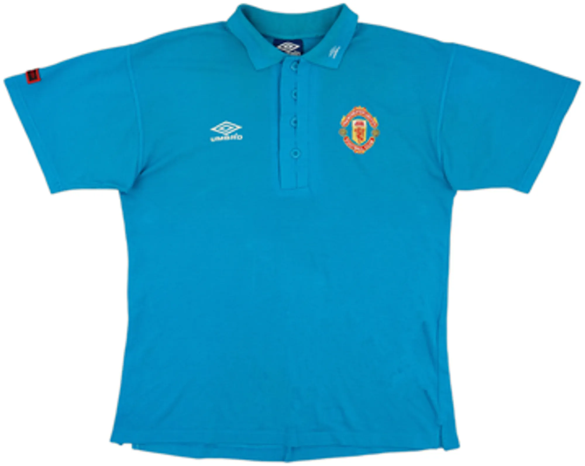 1996-97 Manchester United Umbro Polo Shirt - 6/10 - (L)