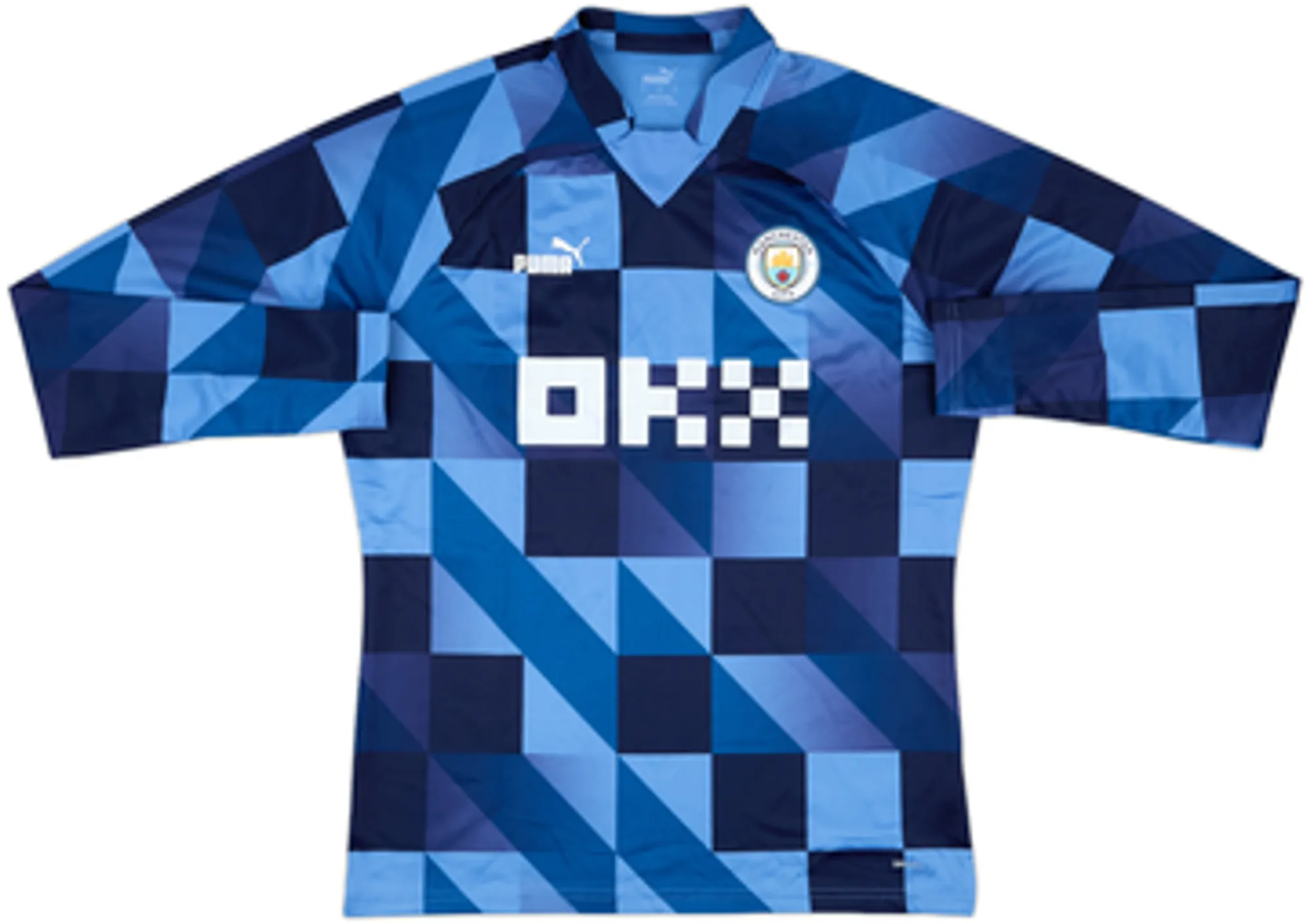 Puma Manchester City Mens SS Pre-Match Home Shirt 2022/23