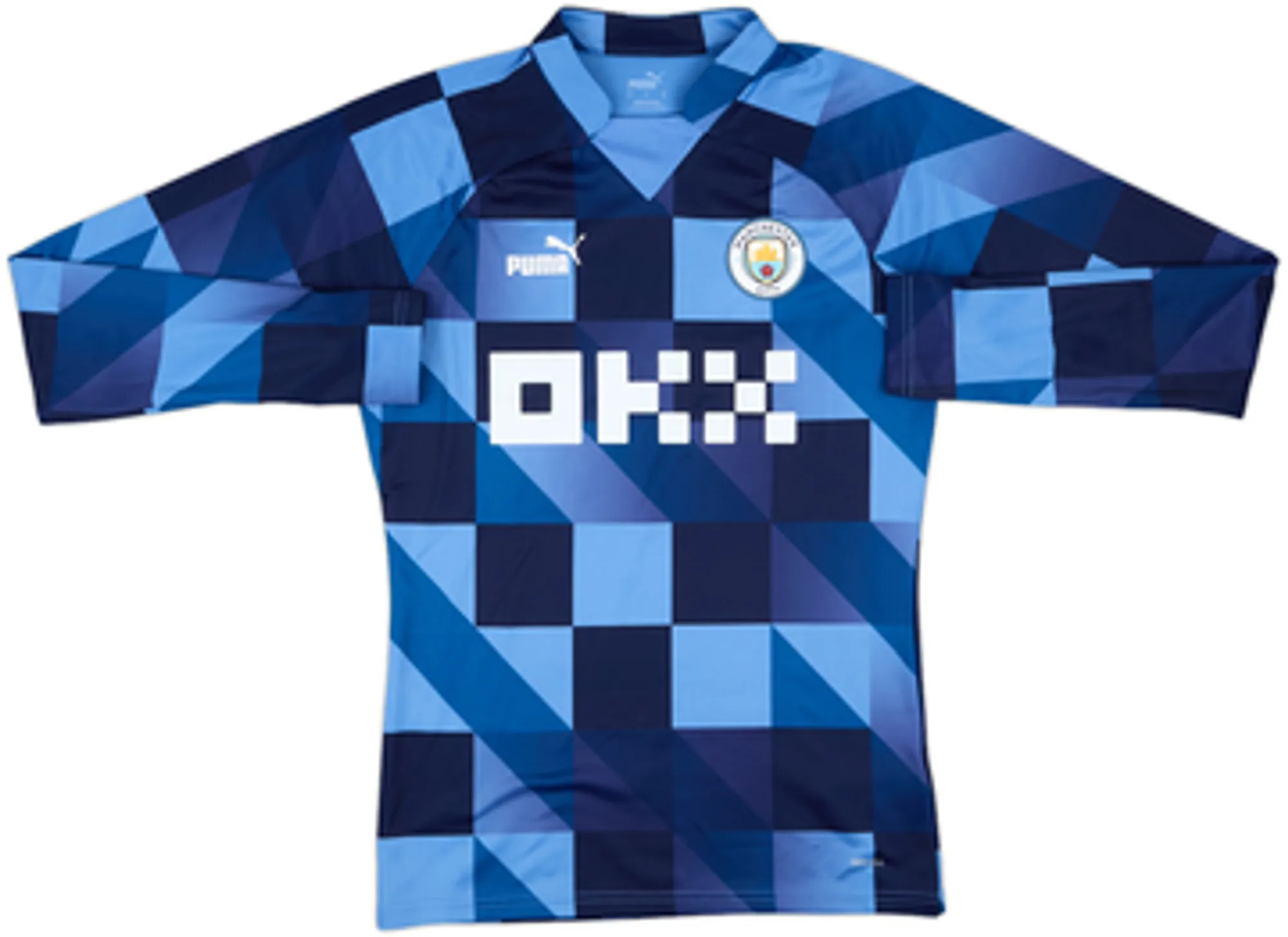 Puma Manchester City Mens SS Pre-Match Home Shirt 2022/23