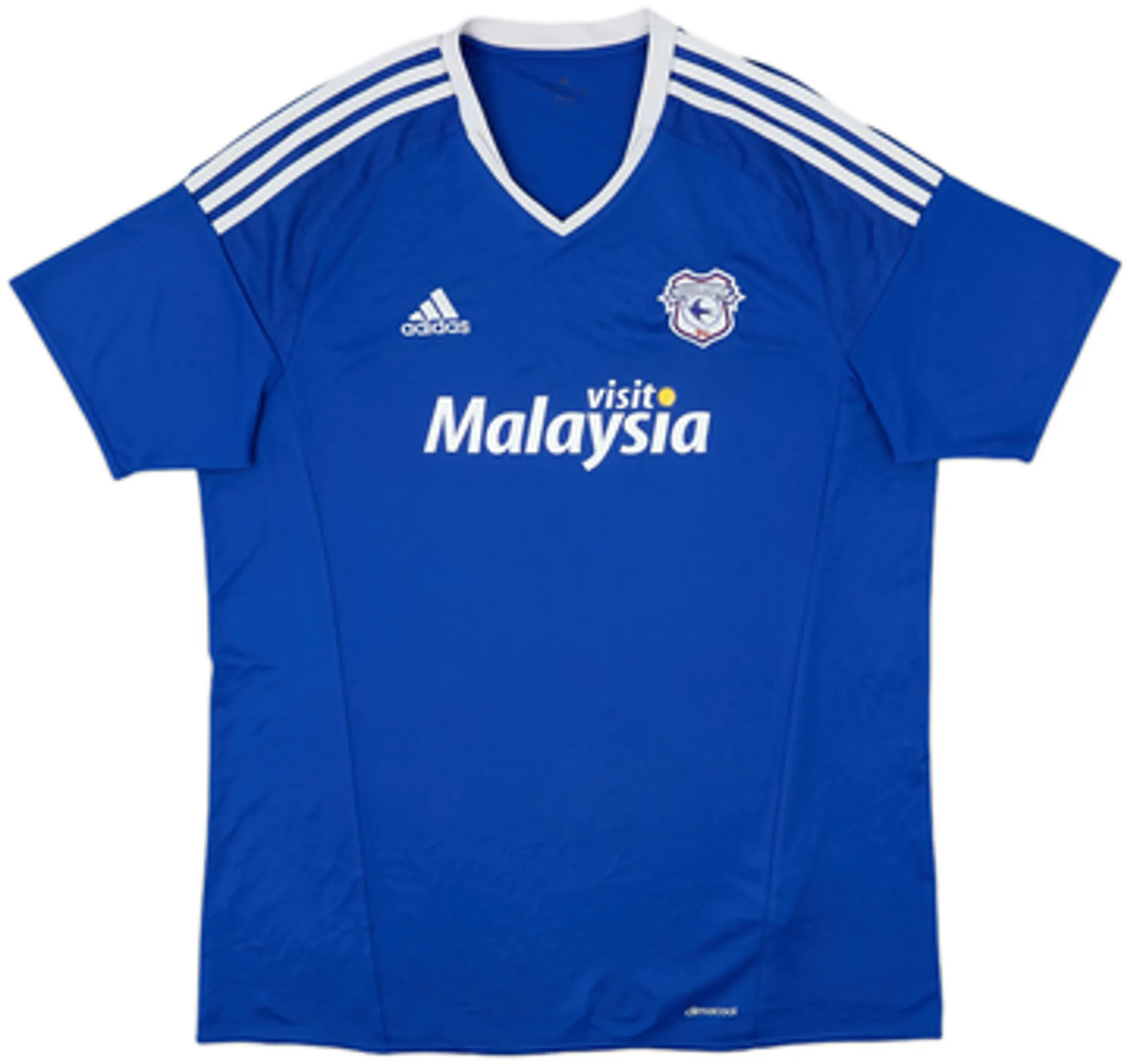 adidas Cardiff City Mens SS Home Shirt 2016/17