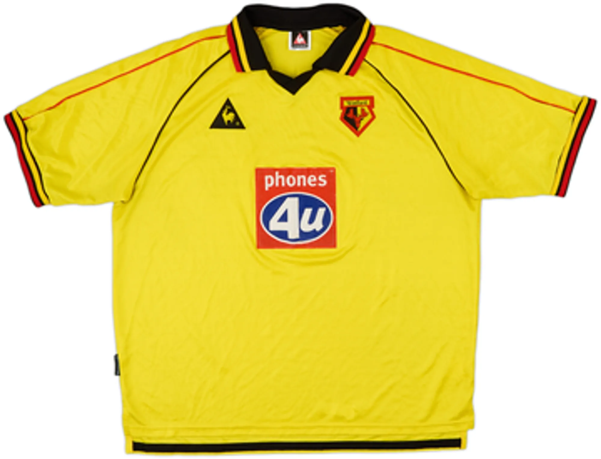 LeCoqSportif Watford Mens SS Home Shirt 1999/01
