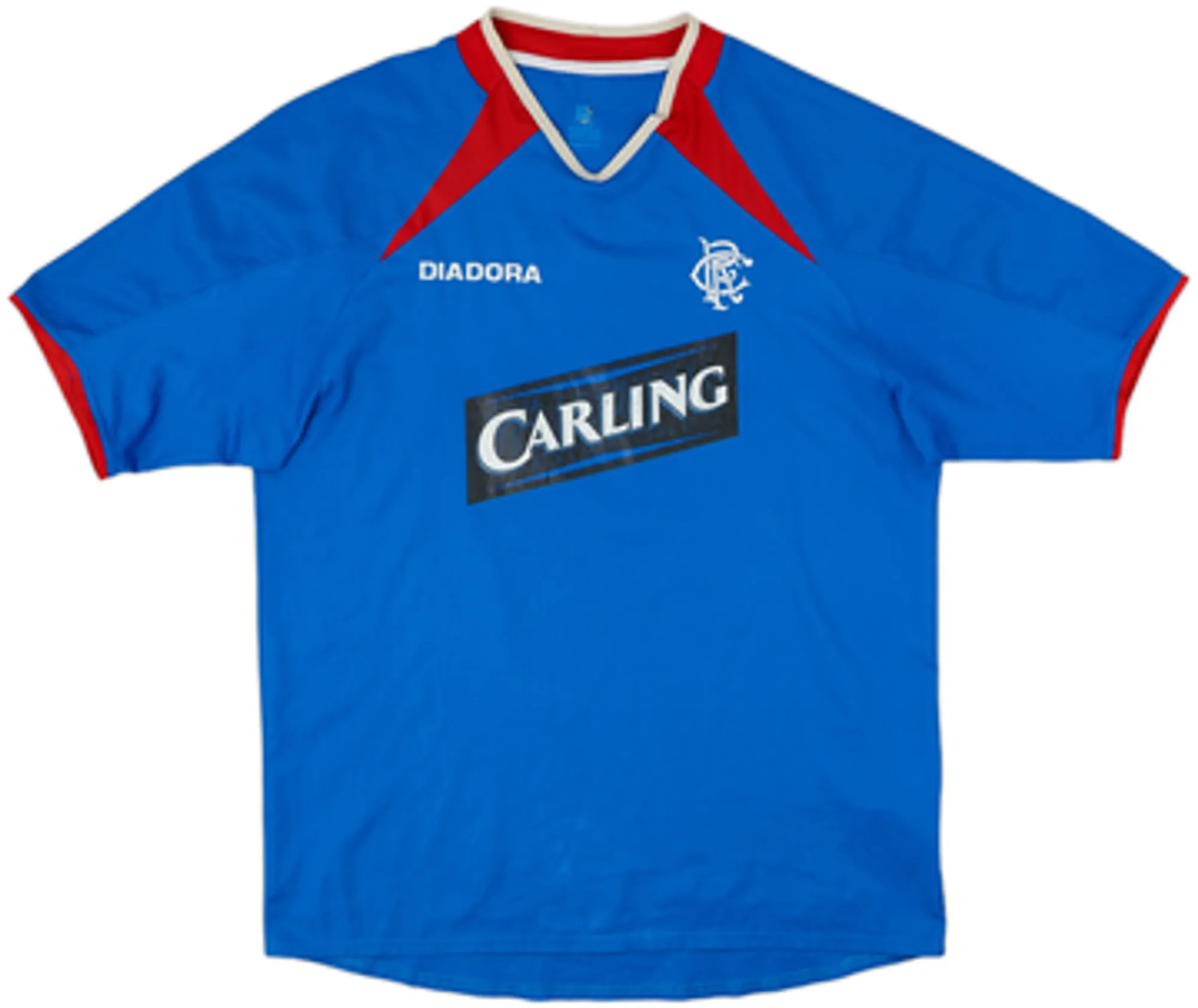 Diadora Rangers Mens SS Home Shirt 2003/05