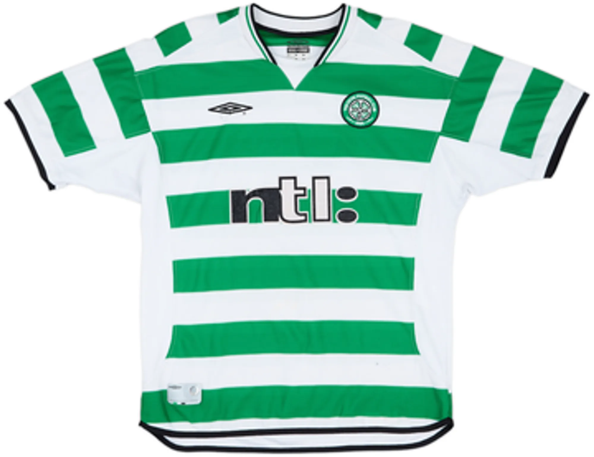 Umbro Celtic Mens SS Home Shirt 2001/03