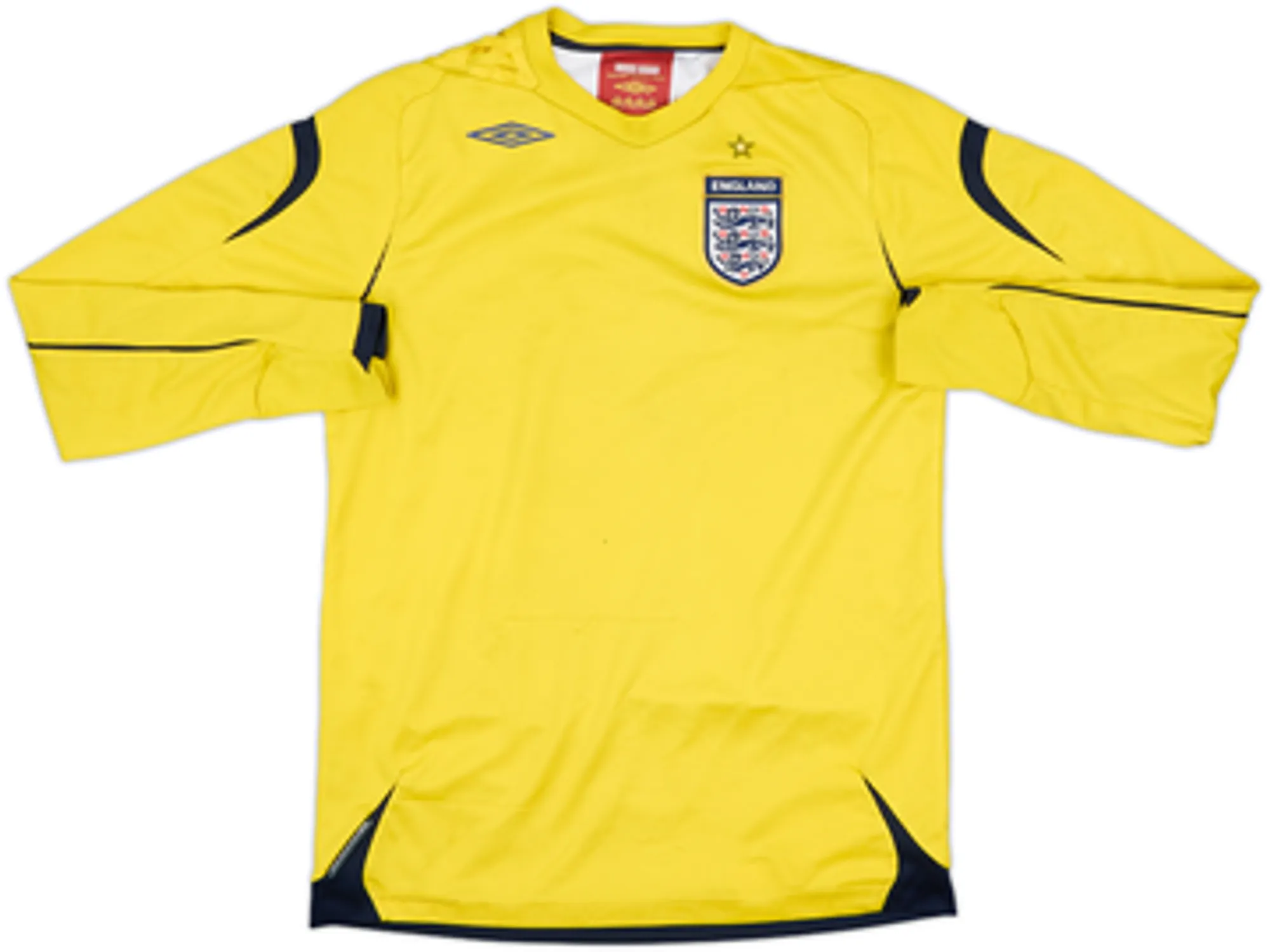 Umbro England Boys LS Goalkeeper Home Shirt 2006