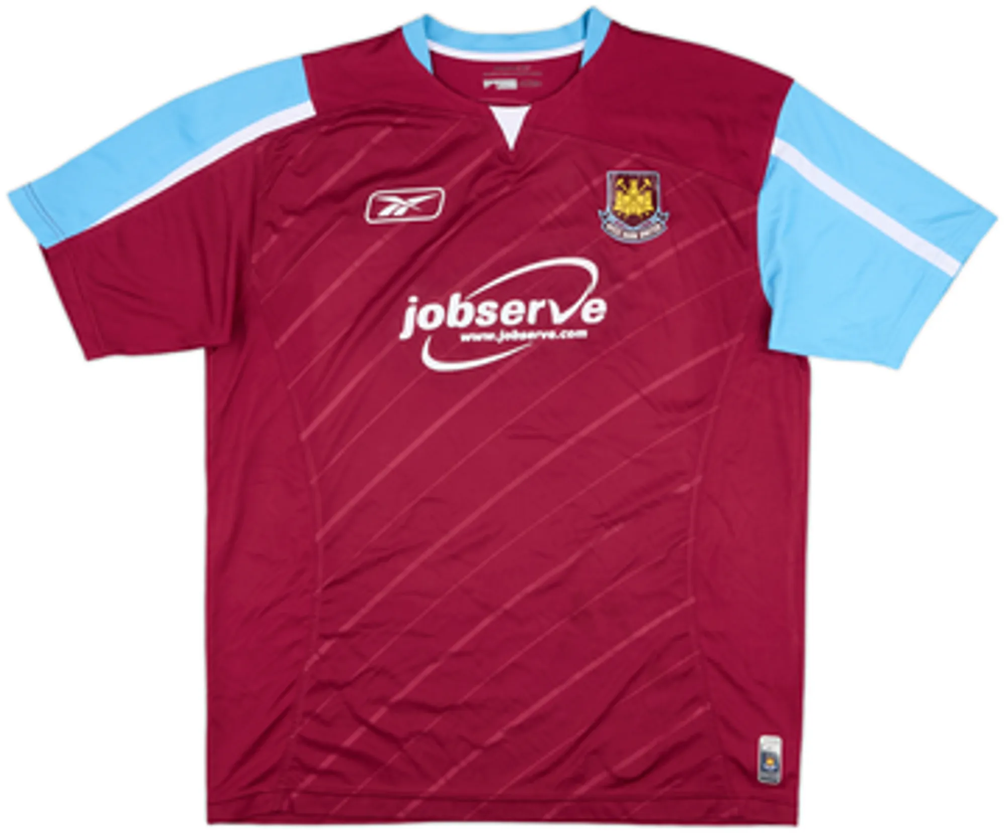 Reebok West Ham United Mens SS Home Shirt 2005/07