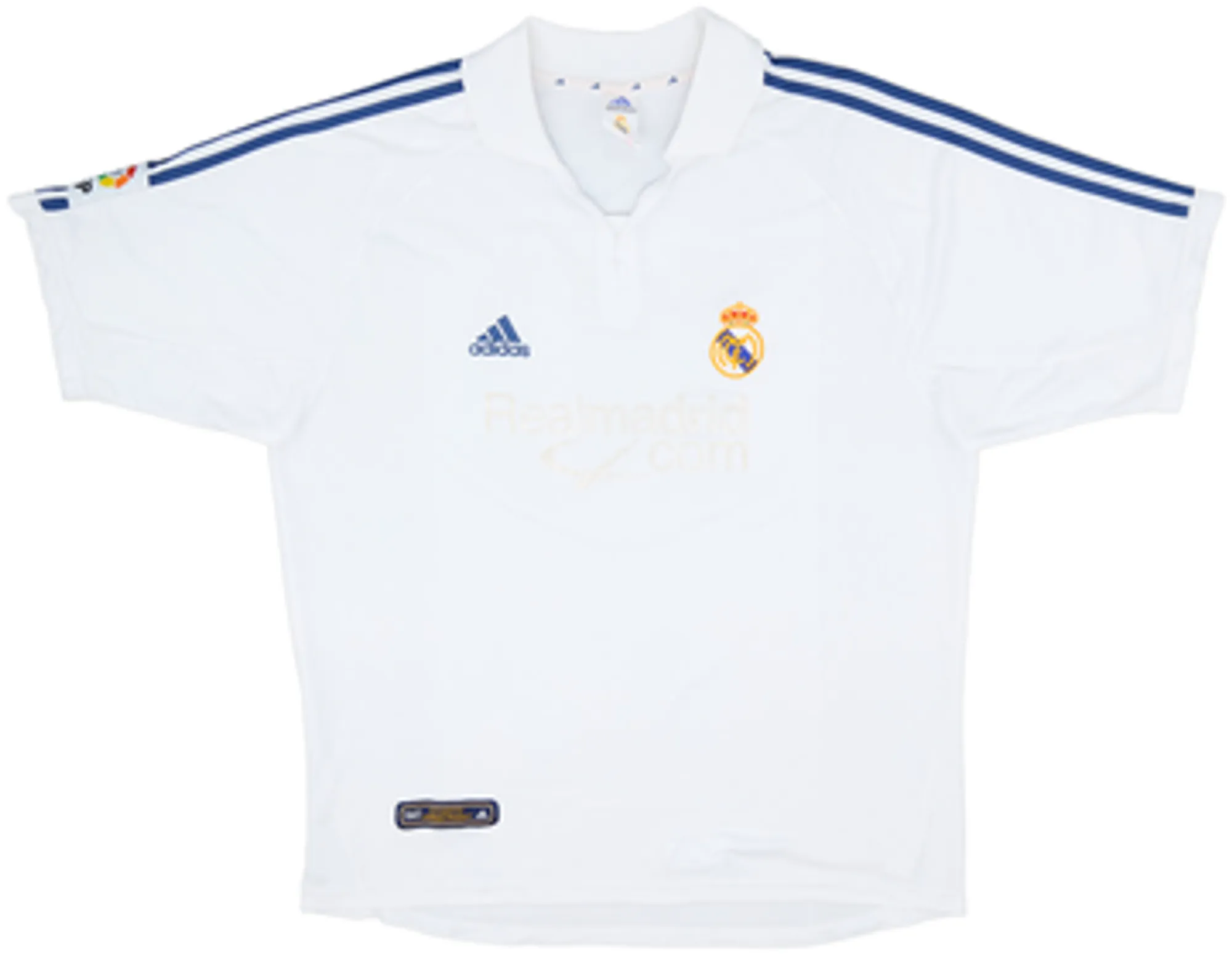 adidas Real Madrid Mens SS Home Shirt 2001/02